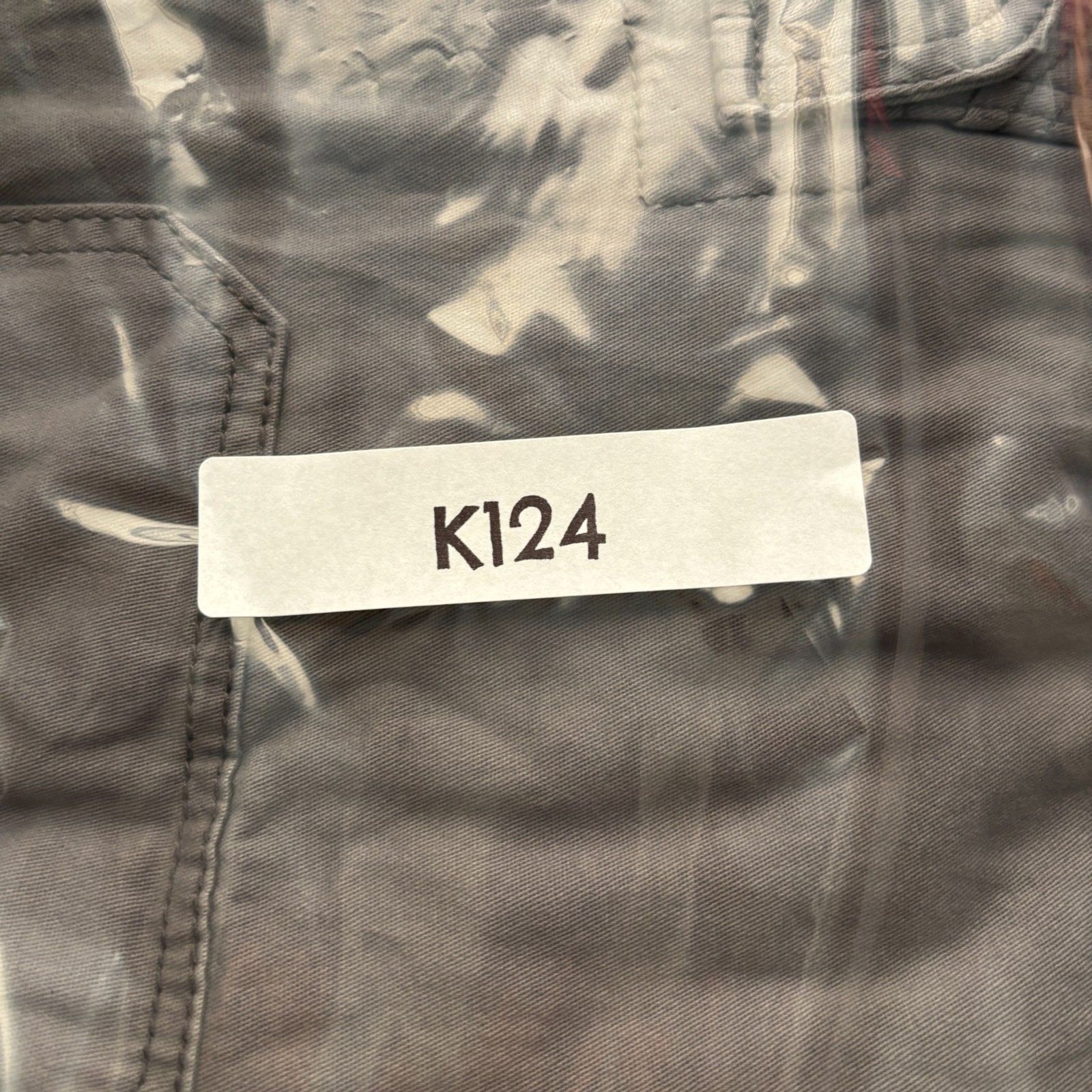 Plugg Men Vintage Y2K Cargo Shorts NWT Baggy Grunge Hip Hop Gray 44×11 K124