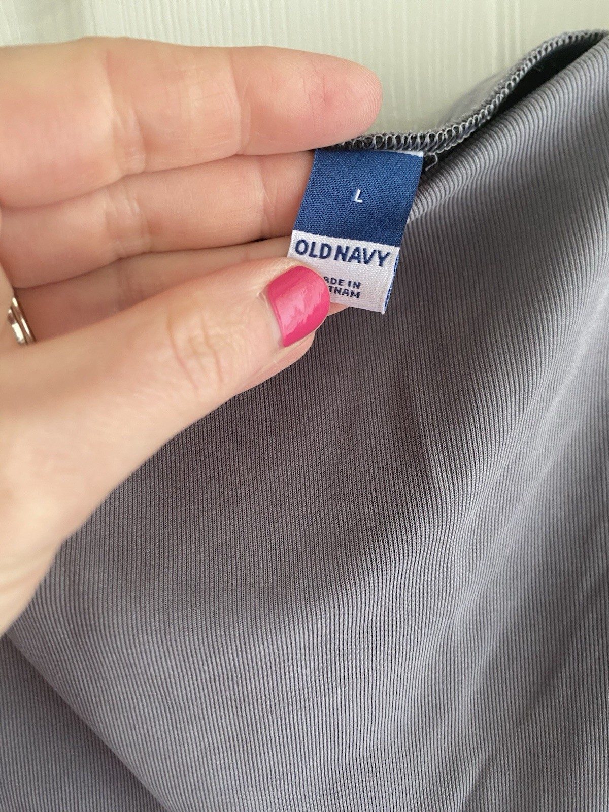 Old Navy NWT Slate Blue Cinched MIDI Skirt With Slit Size Large