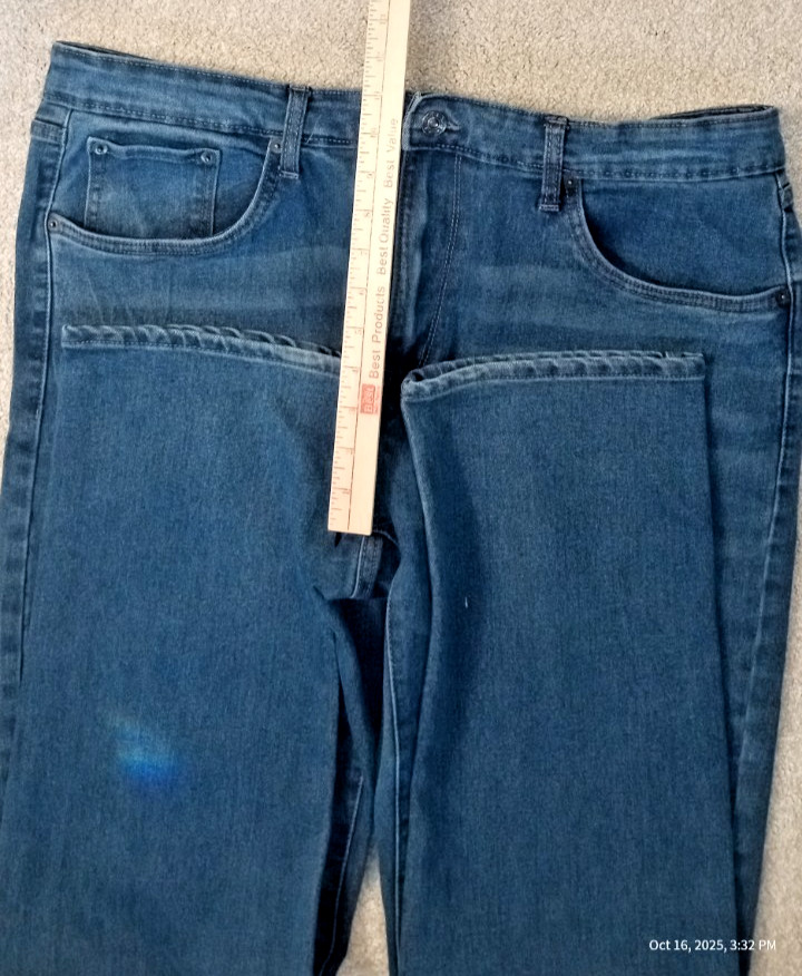 MBX Slim Fit Leg Mid-Rise Jeans Stretch Denim Dark Wash Men’s 40X30 Actual R:11