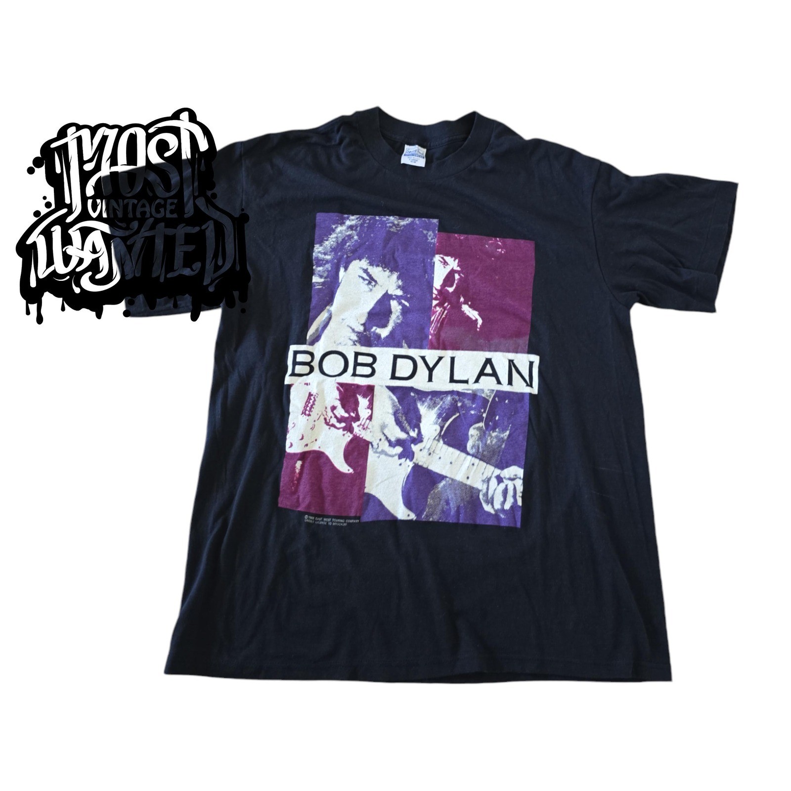1980s Vintage B. Dylan “North American 1989 Tour” Shirt.
