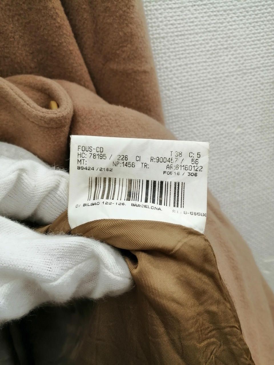 BURBERRYS Cashmere Blend Wool Coat BRN Used