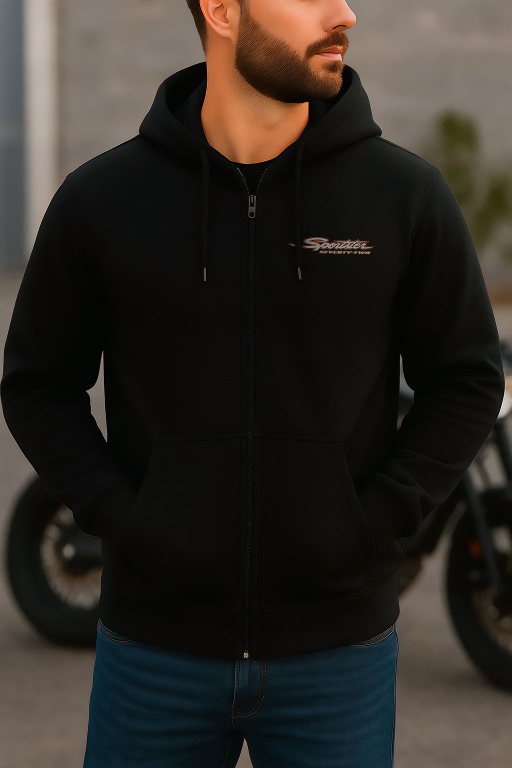 Harley-Davidson Seventy-Two 2012-2016 – Motorcycle ZIP Hoodie