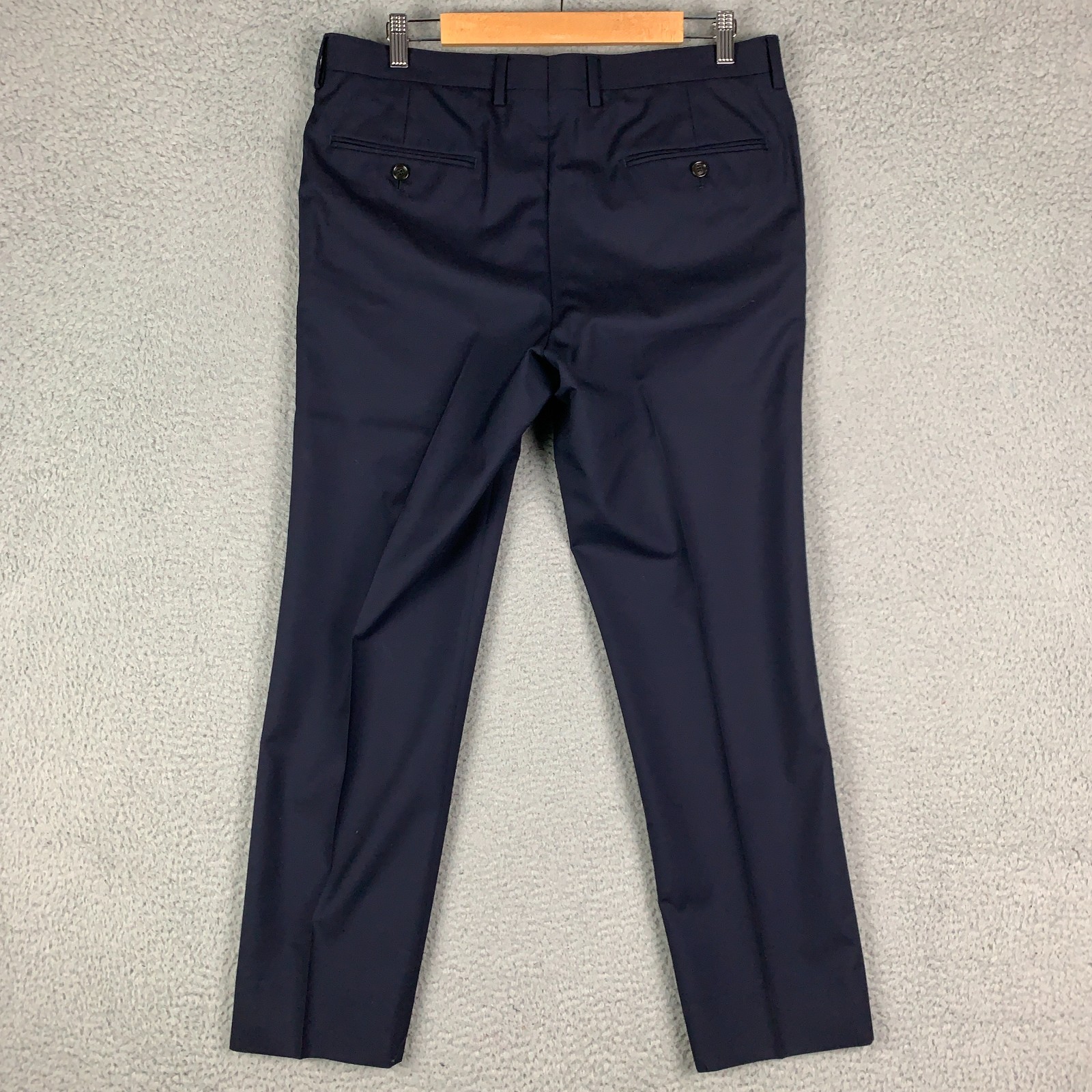 J.Crew Ludlow Loro Piana 2 Piece Suit 40S Navy Slim Super 120’s Wool Pants Sz 33