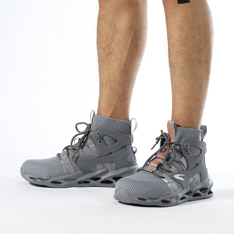 MENS WORK BOOTS STEEL TOE NON SLIP SAFETY SHOES SPORTS INDESTRUCTIBLE SNEAKERS