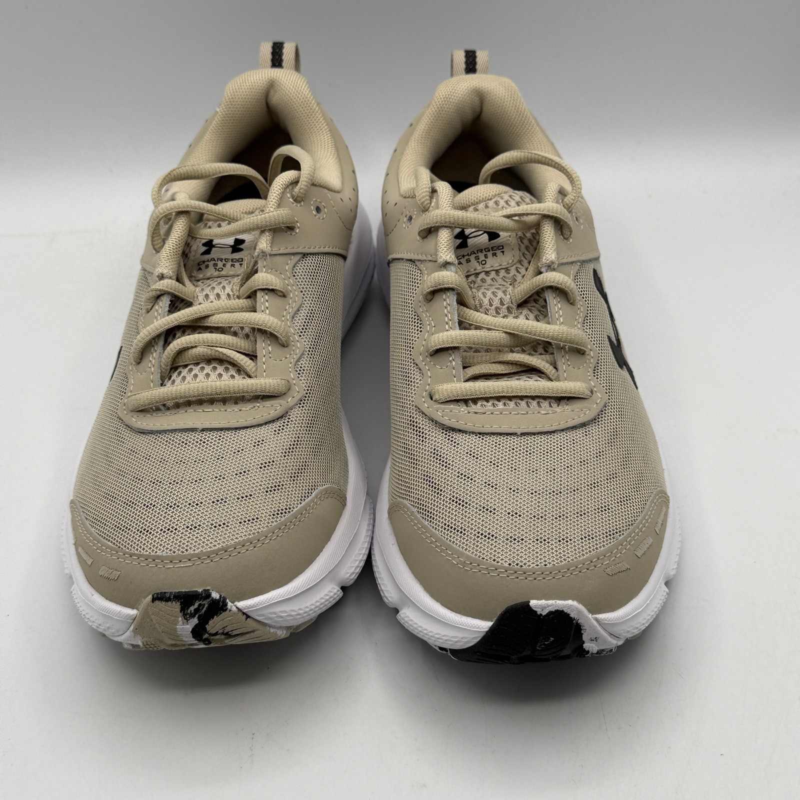 Under Armour Charged Assert 10 Mens Size 8 Brown Running Sneakers 3026175-289
