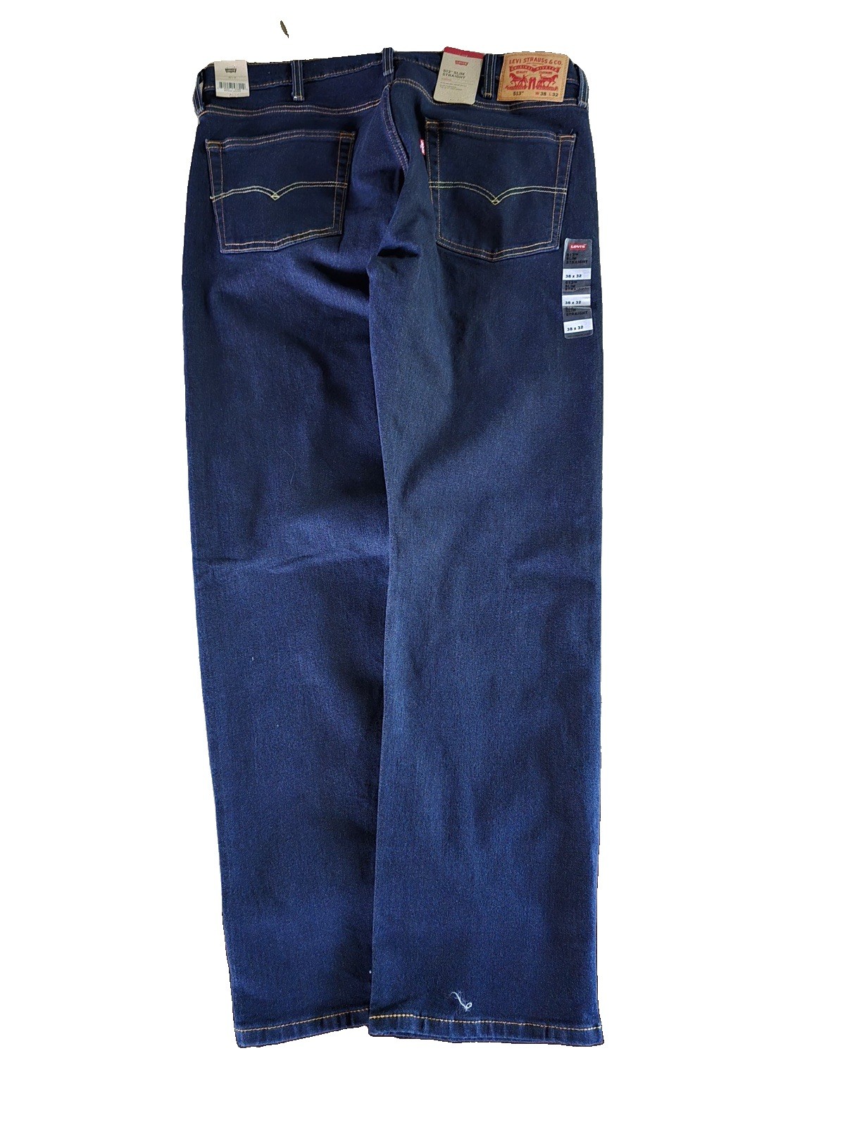 Levis 513 Slim Straight Jeans NWT Quality Jeans Color Dark Indigo 05131017 38×32
