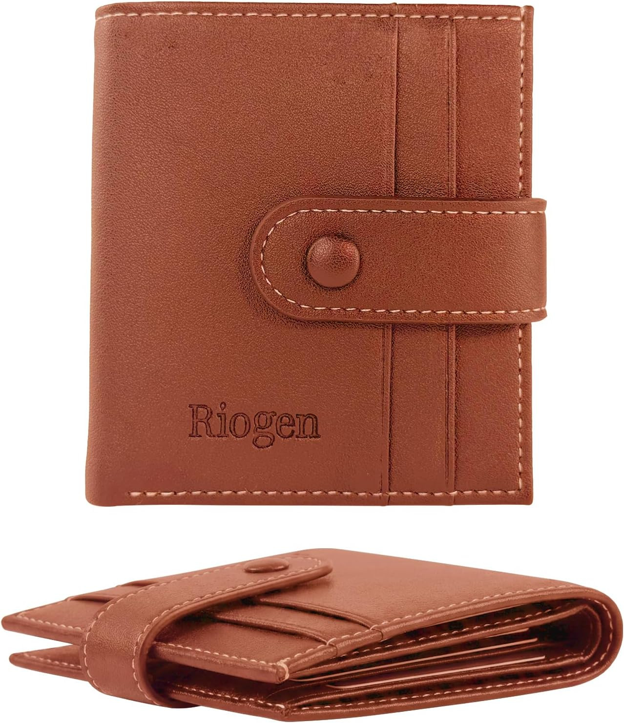 Slim Wallet for Men: Card Holder RFID Blocking Front Pocket Minimalist Small Thi