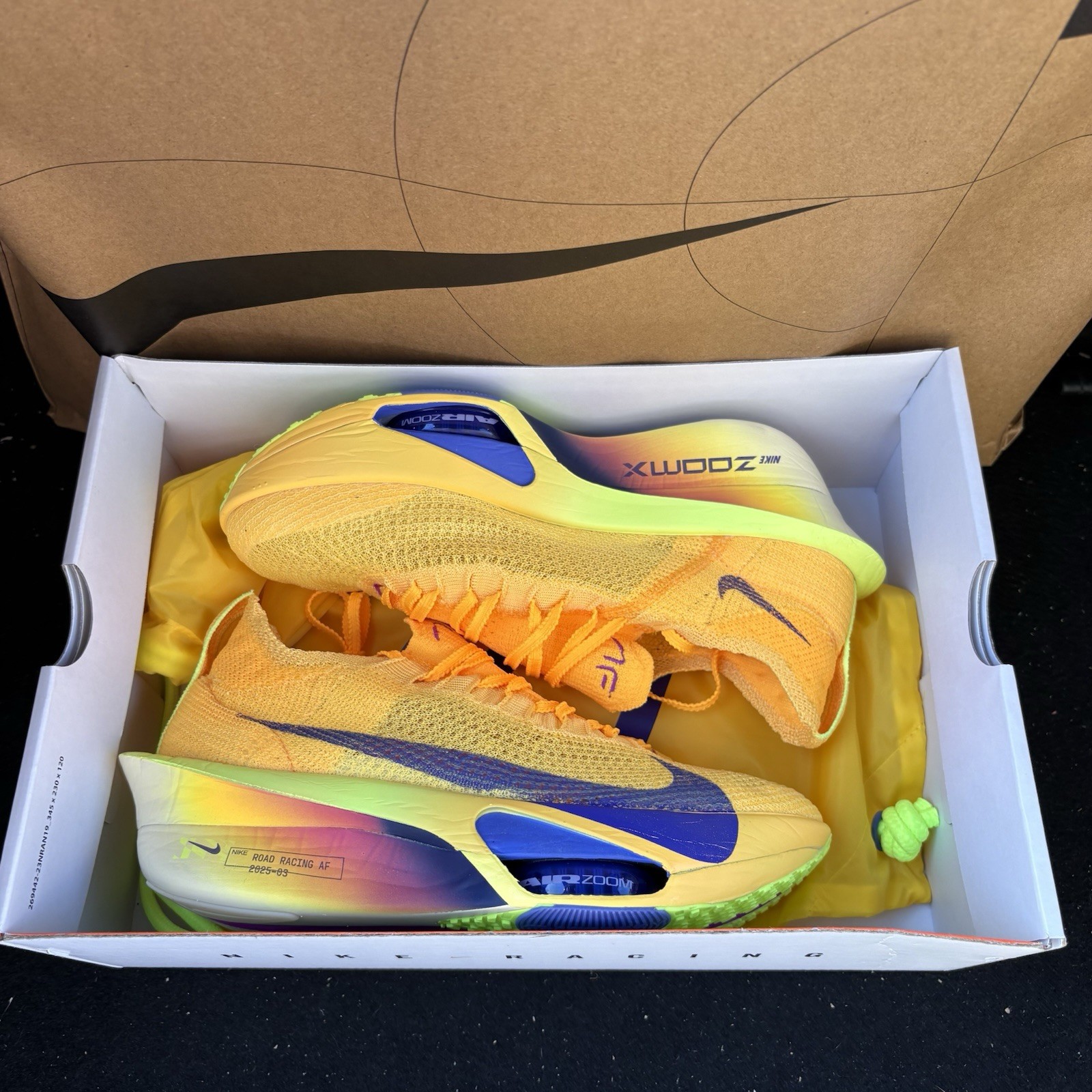 NEW Nike Alphafly Next% 3 Laser Orange Indigo Citron NBY FD8311 800 Men Size 13