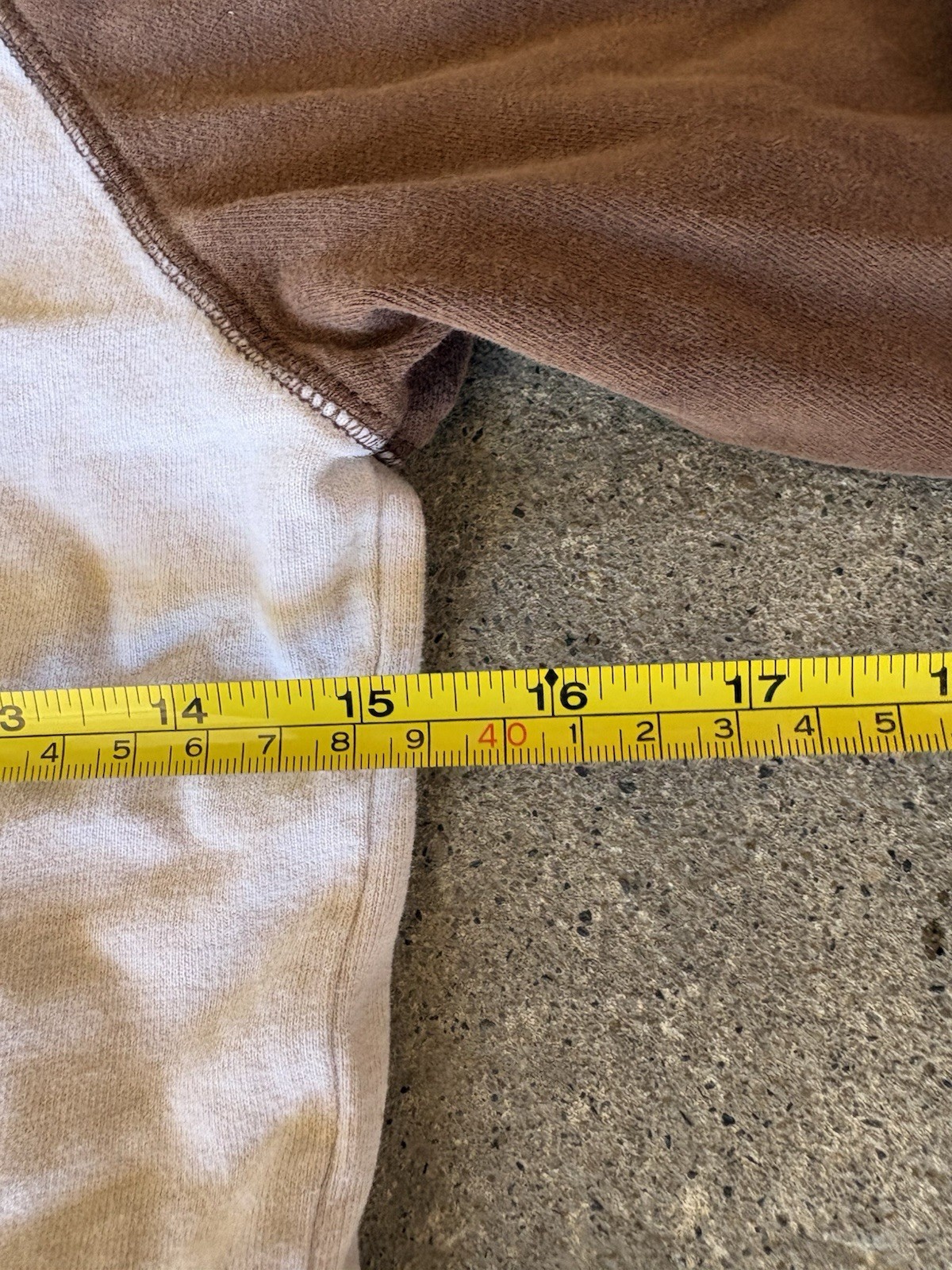Gap Kids Long Sleeve Colorblock Raglan T-Shirt White/Brown Size M (8)