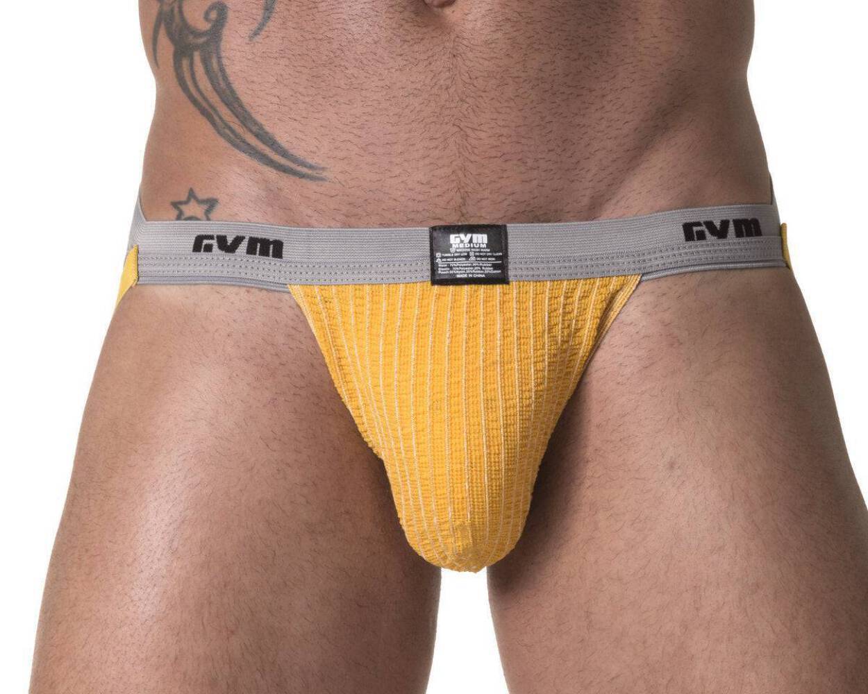 GYM Swim/Run Jockstrap 2.0 with 1″ Waistband (1-Pack)