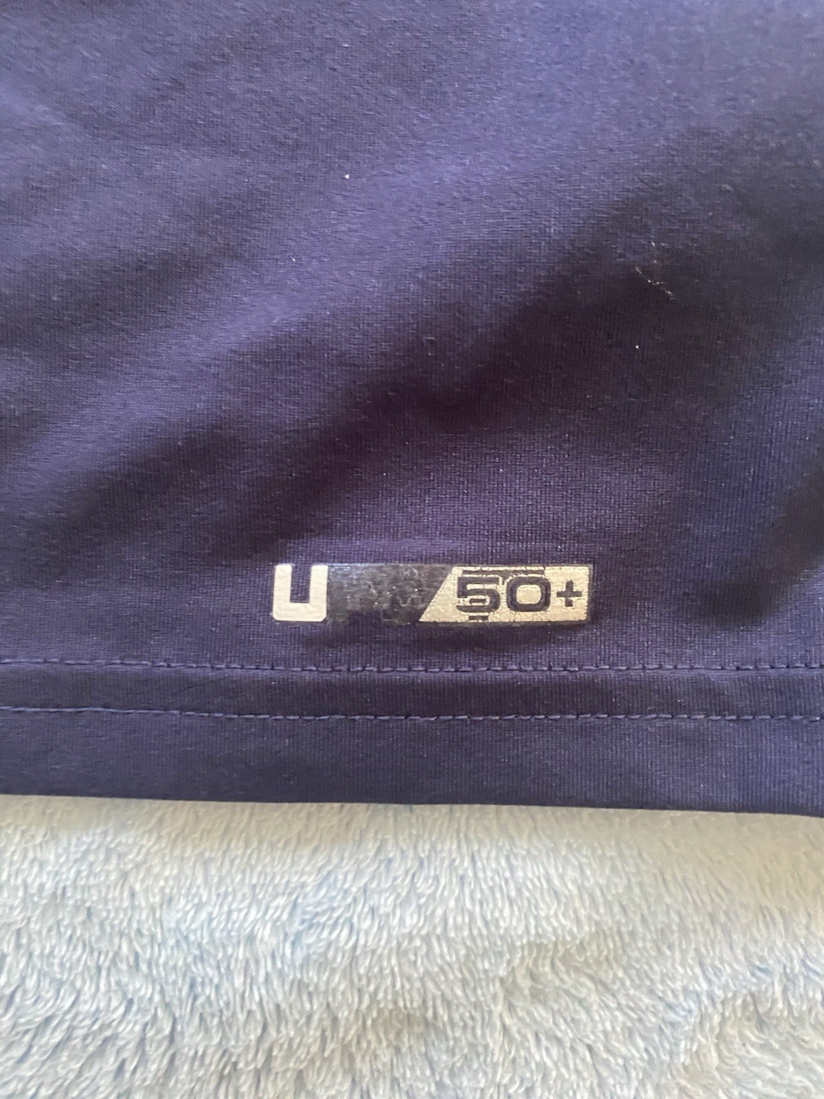 Under Armour HeatGear Compression UPF 50+ Long Sleeve Crew Tee Blue YL/YLG