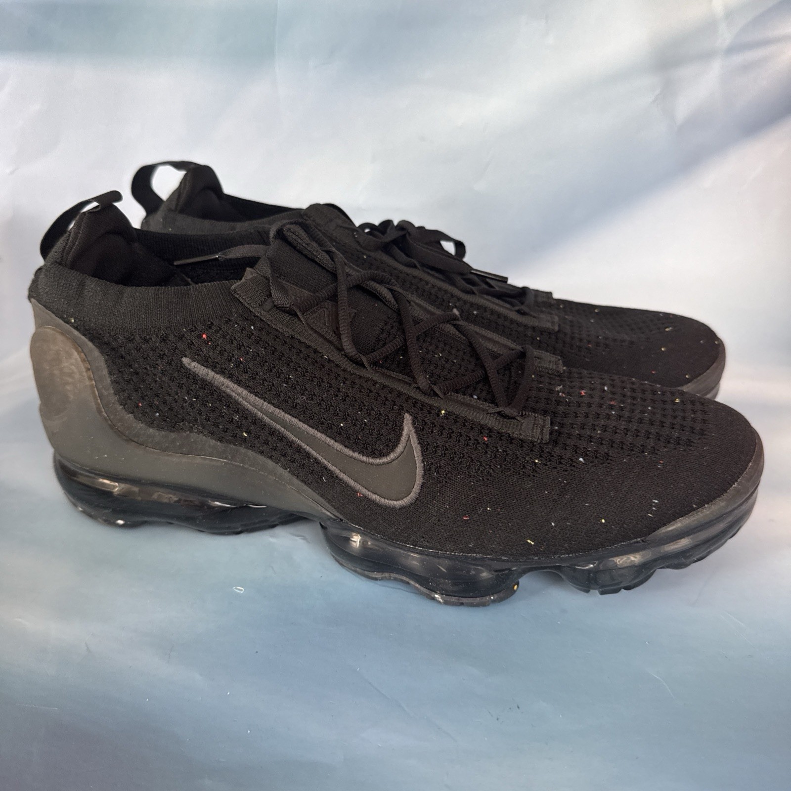 Nike Air Vapor Max 2021 Men’s 12 Flyknit Shoes Sneakers Black DH4084-001