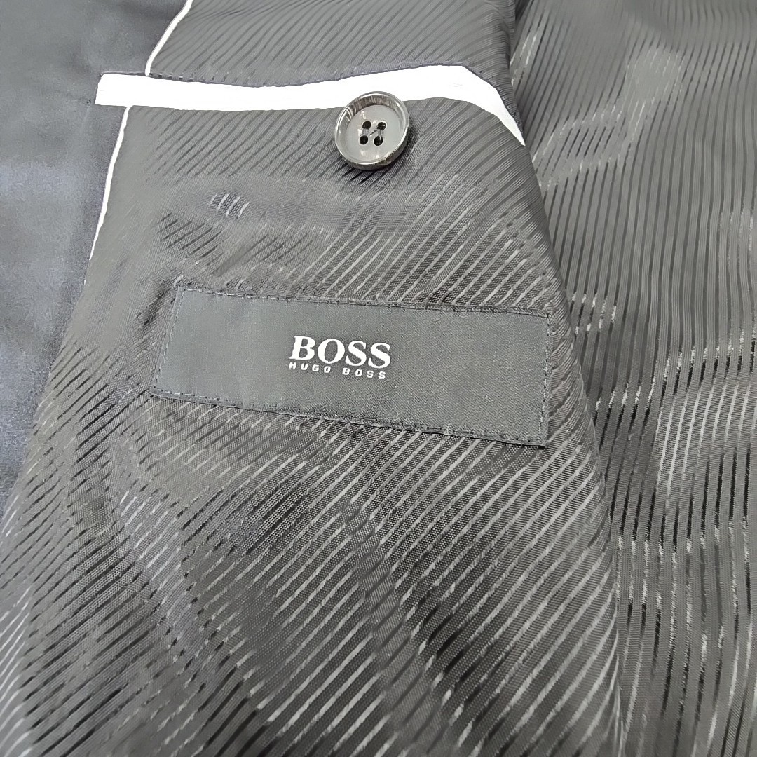 Hugo Boss Men’s “The Stars75/Glamour3” Black 100% Wool Tuxedo 2 Piece US 44R