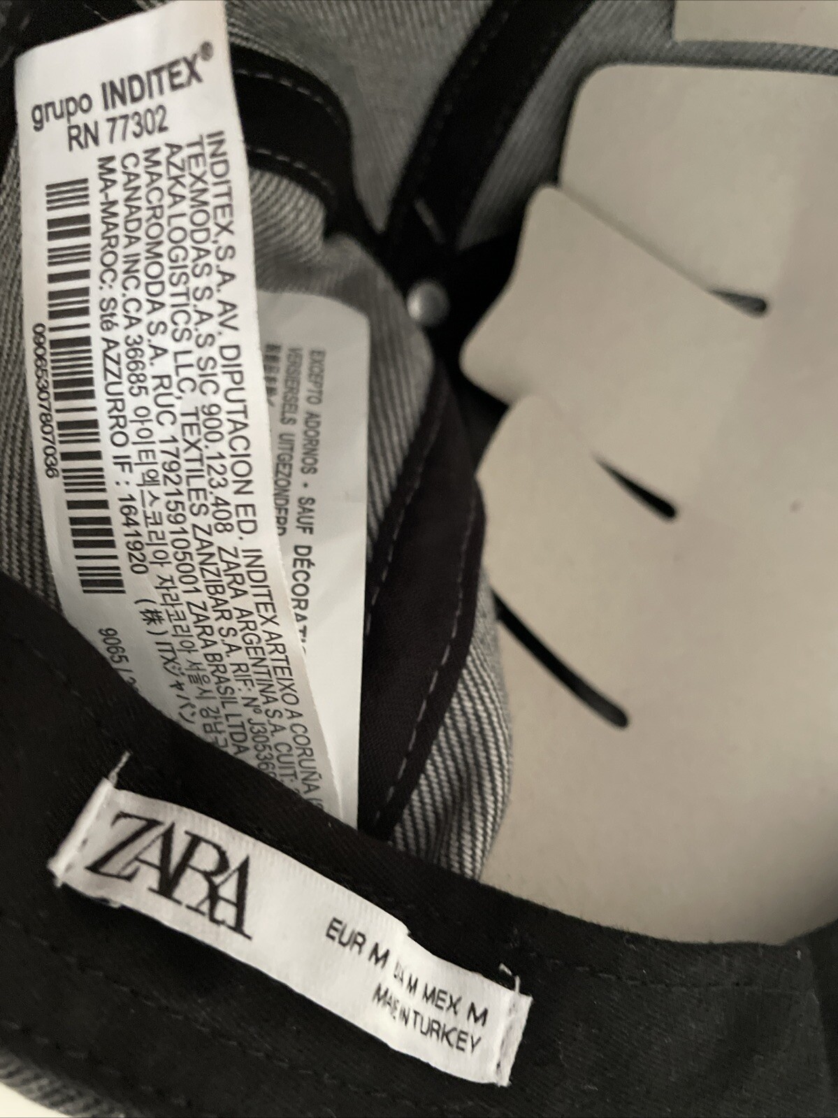 ZARA Made In TURKIYE New Men’s Cotton Baseball Cap Size M