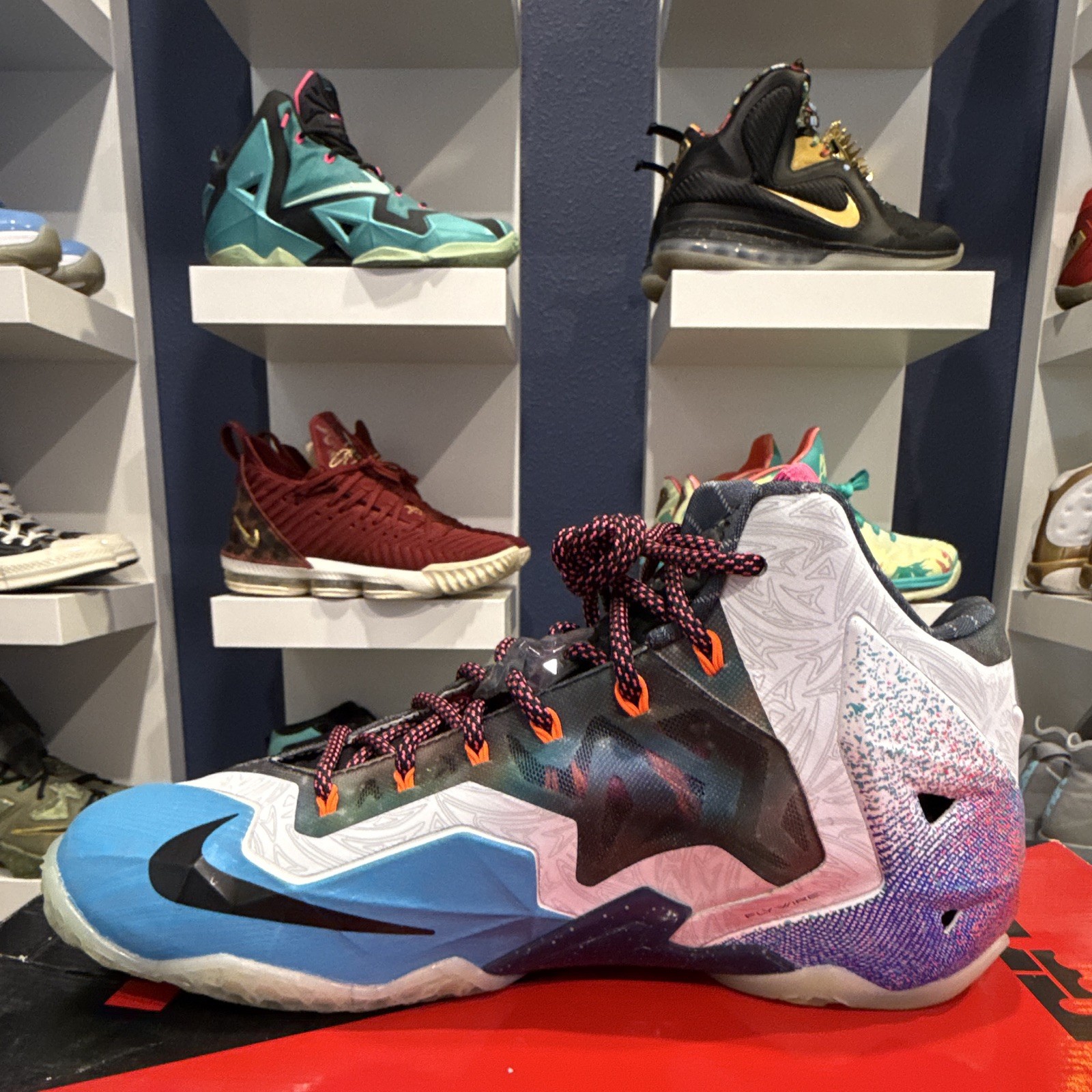 Nike LeBron 11 Premium What The LeBron Multicolor 650884-400 2014
