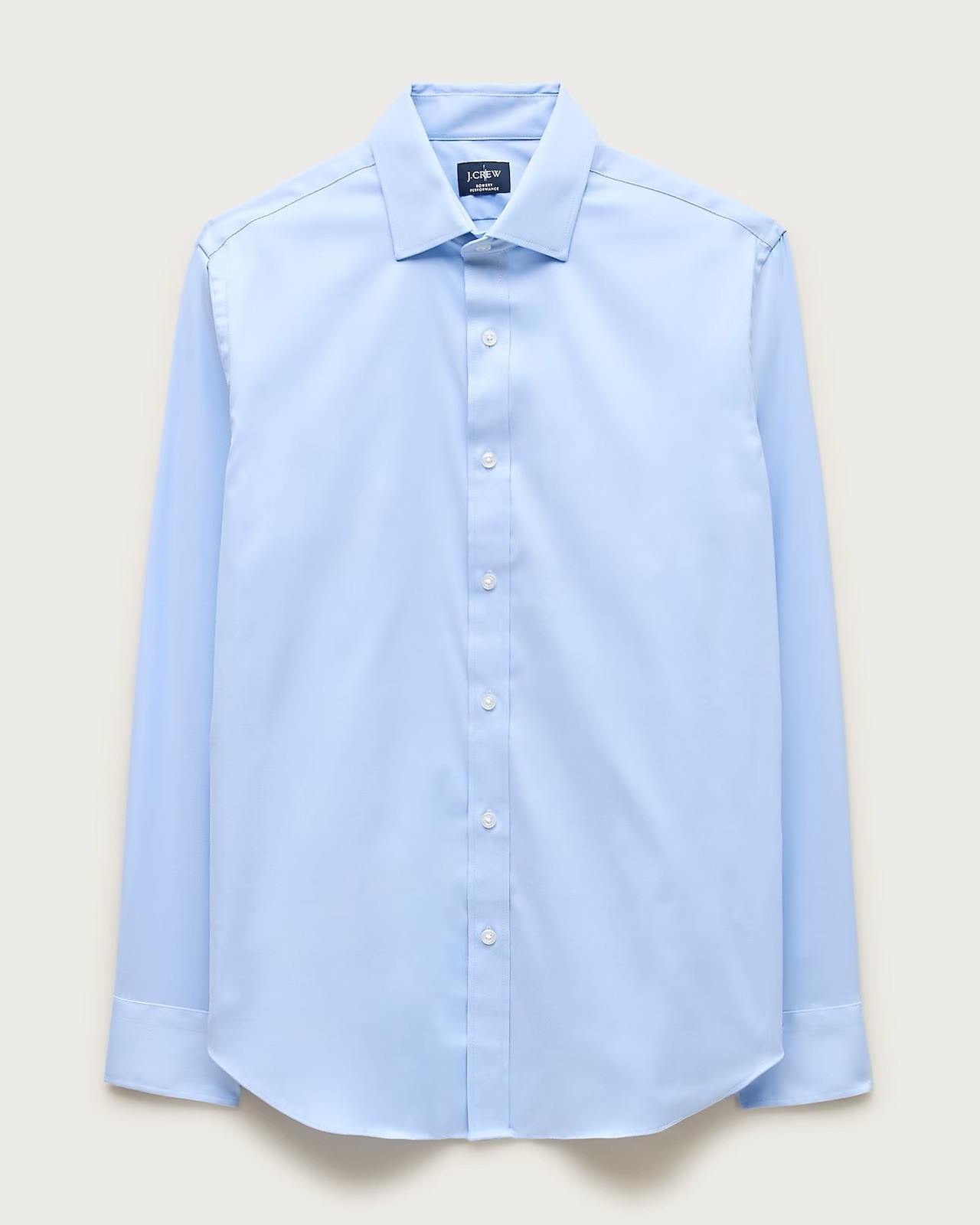 J. CREW Bowery Slim Performance Stretch Dress Shirt in Blue Size L CA351