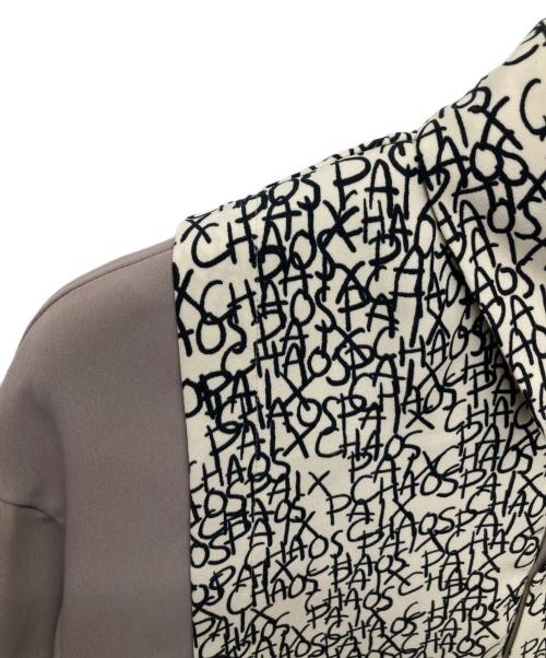 CULLNI × SHAREEF CHAOS Pattern Asymmetrical Layered Shirt/SRF-