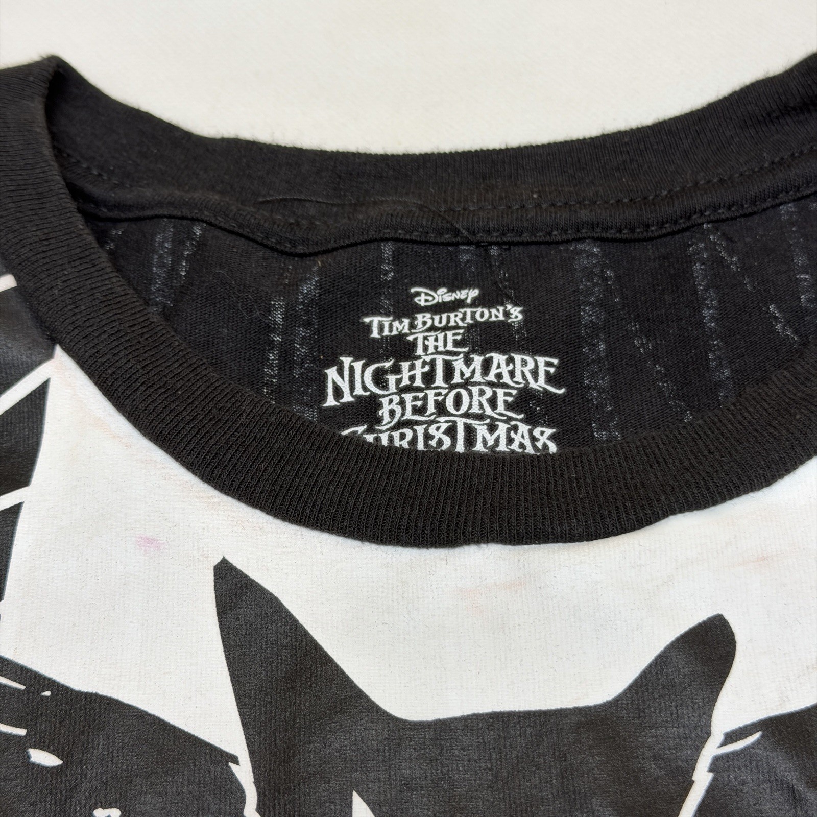 Disney Tim Burton’s The Nightmare Before Christmas Tshirt Jack Black Size L