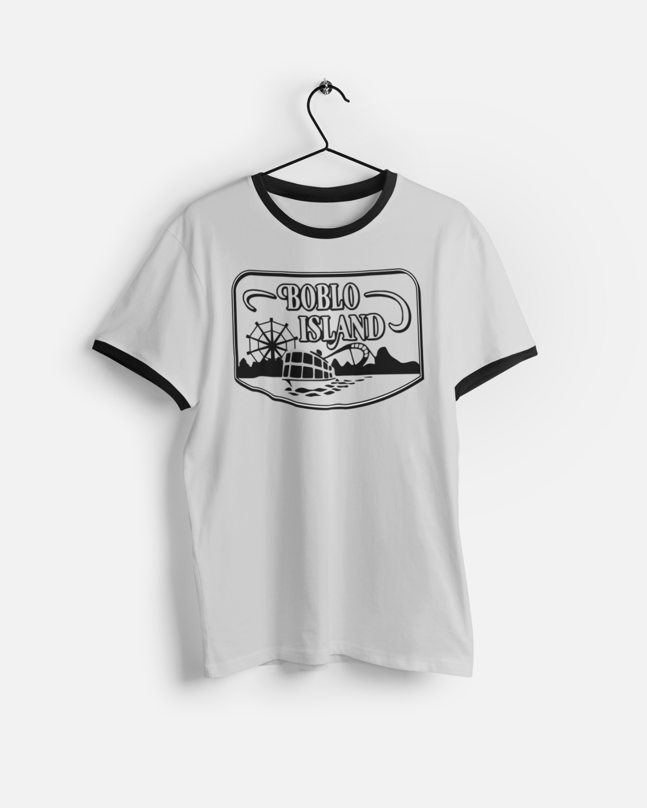 Boblo Island Michigan HQ Ringer T-shirt Size Small to 3X-Large Nostalgia Detroit