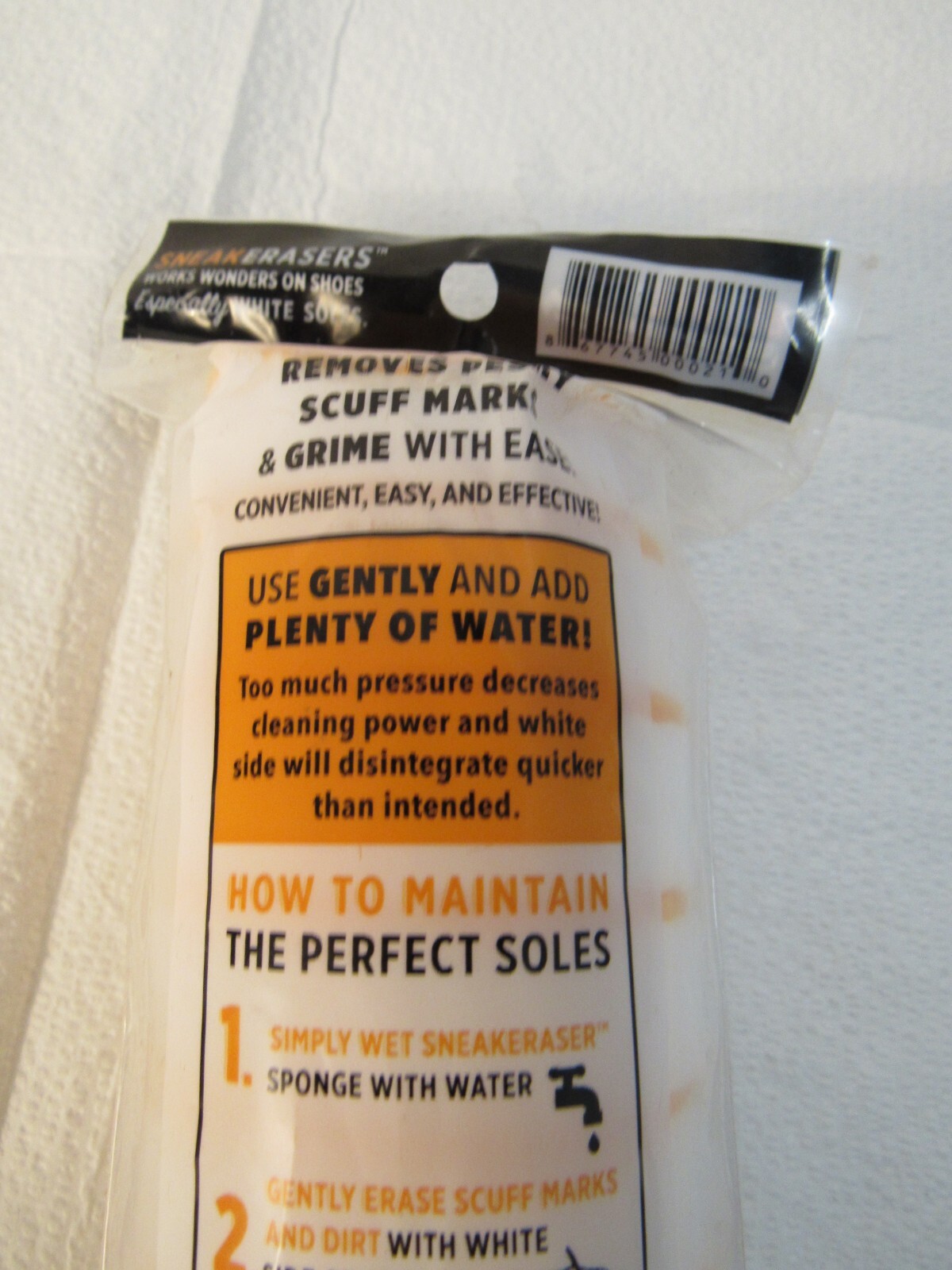 SneakERASERS Instant Sole&Sneaker Cleaner Disposable 10 piece Pack