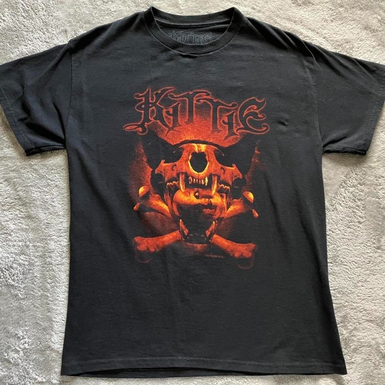 Vintage Kittie band t-shirt features artwork from their 2002 album “Safe