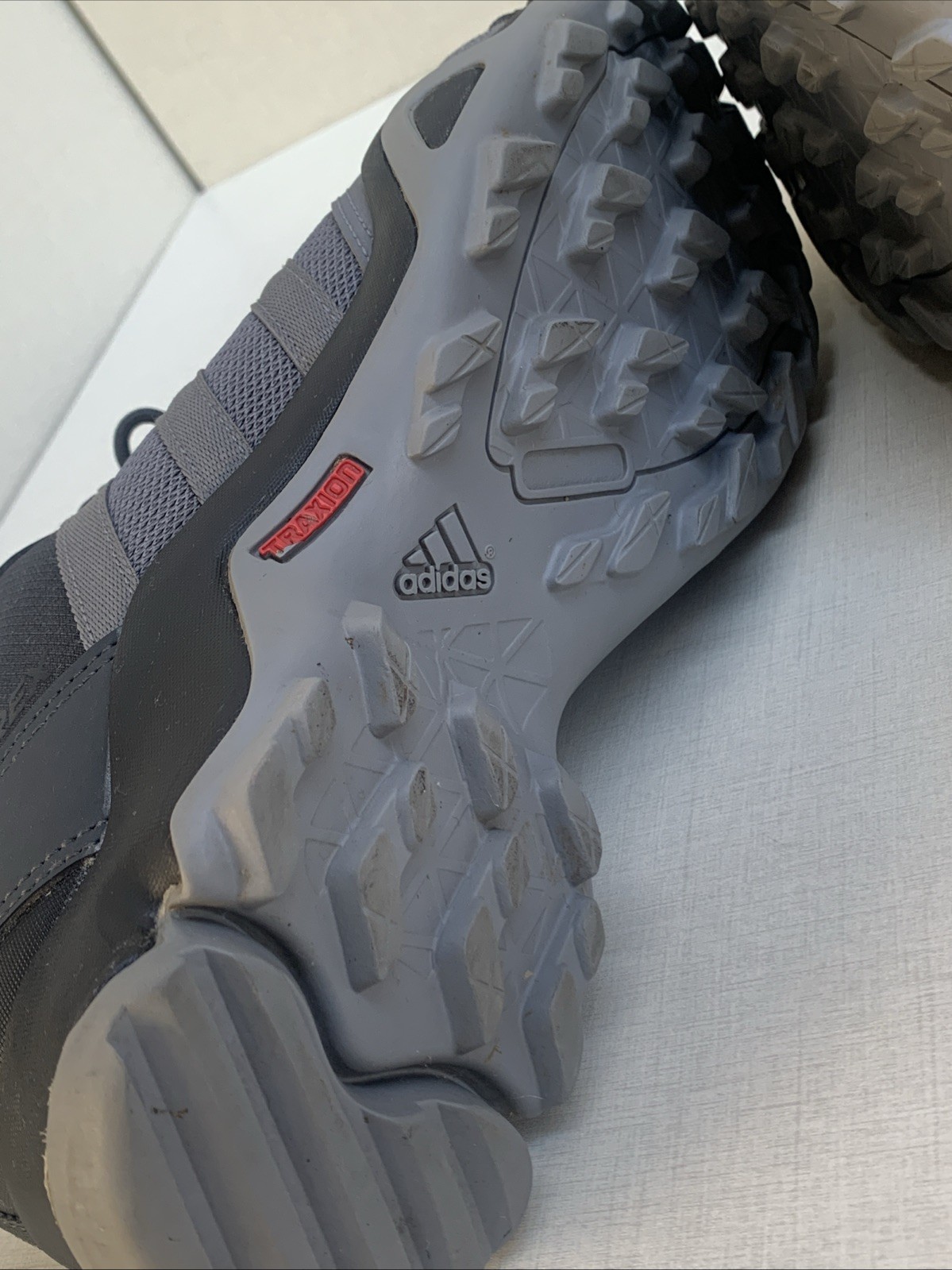Adidas Terrex AX2R Men’s Shoes Size 10.5 Gray Black Hiking TRAXION