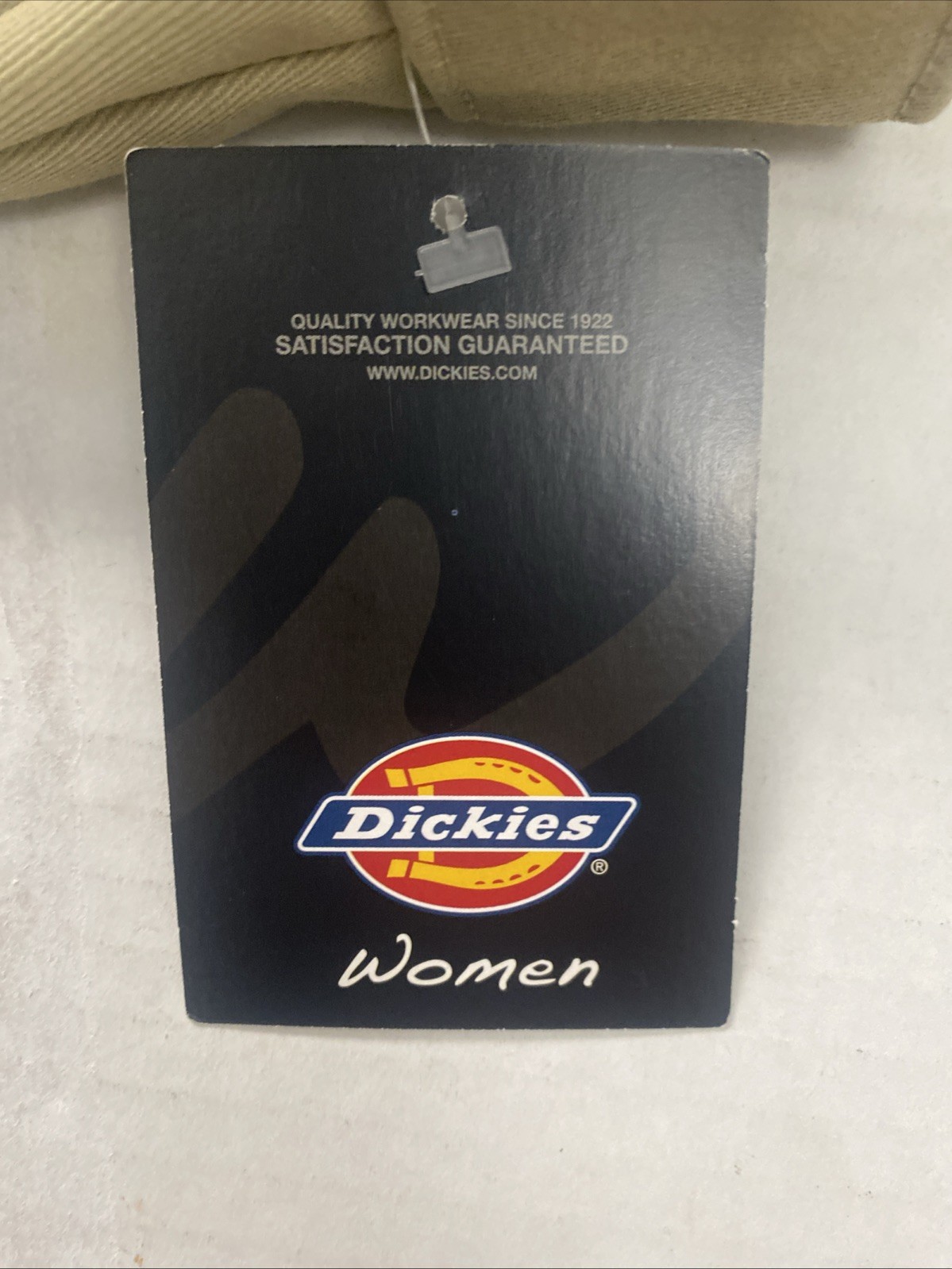 Dickies Women’s 774 Work Pant Low Rise Straight Leg Khaki, Black, or Dark Navy