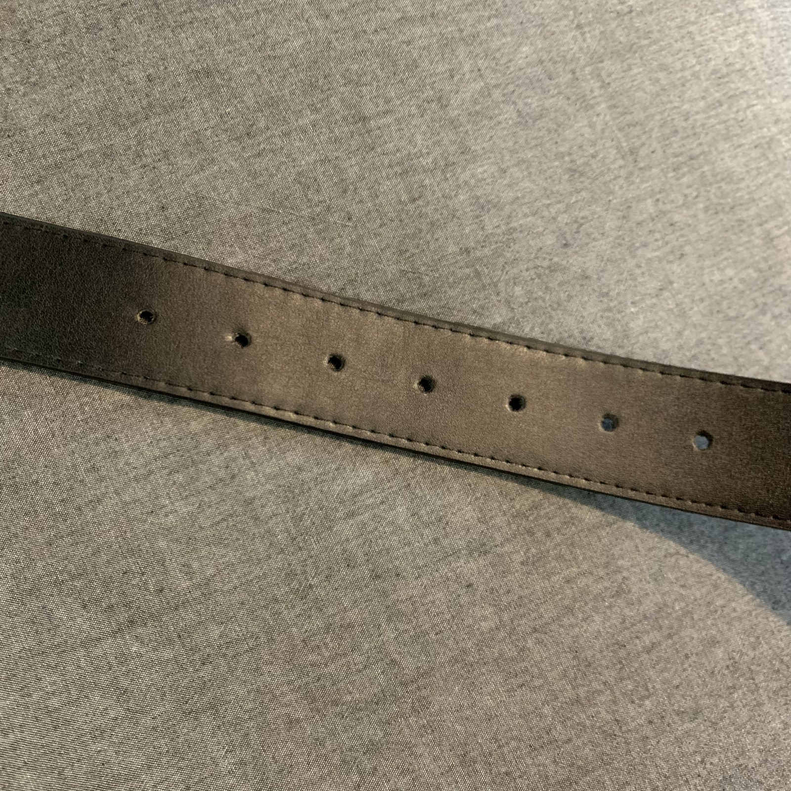 Louis Vuitton Men’s Belt Damier Graphite Black – Waist Size: 28-30 | Pre-Owned |