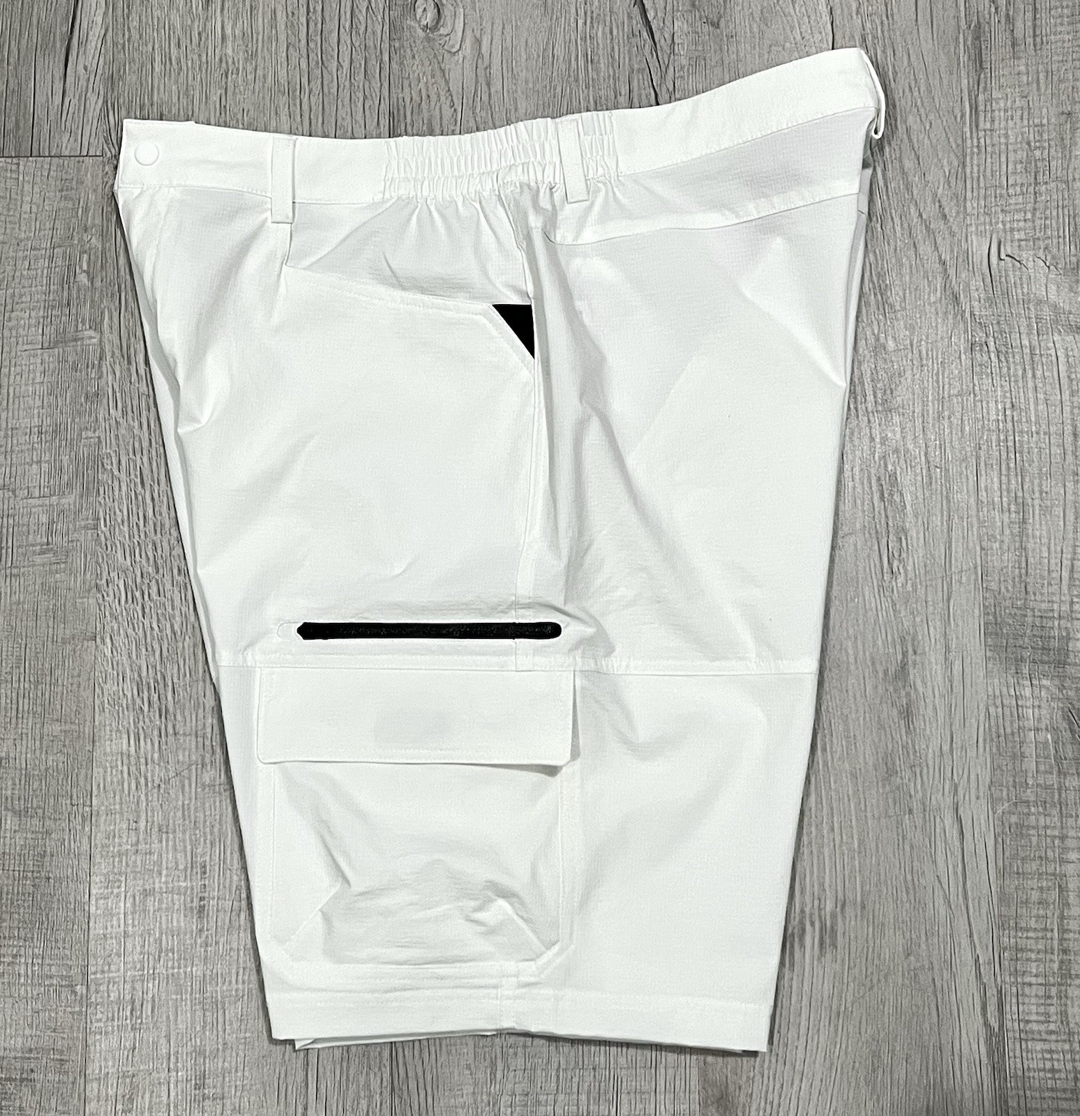 TACVASEN Men’s White Shorts sz 38 Quick Dry Cargo Nylon/Spandex NWT