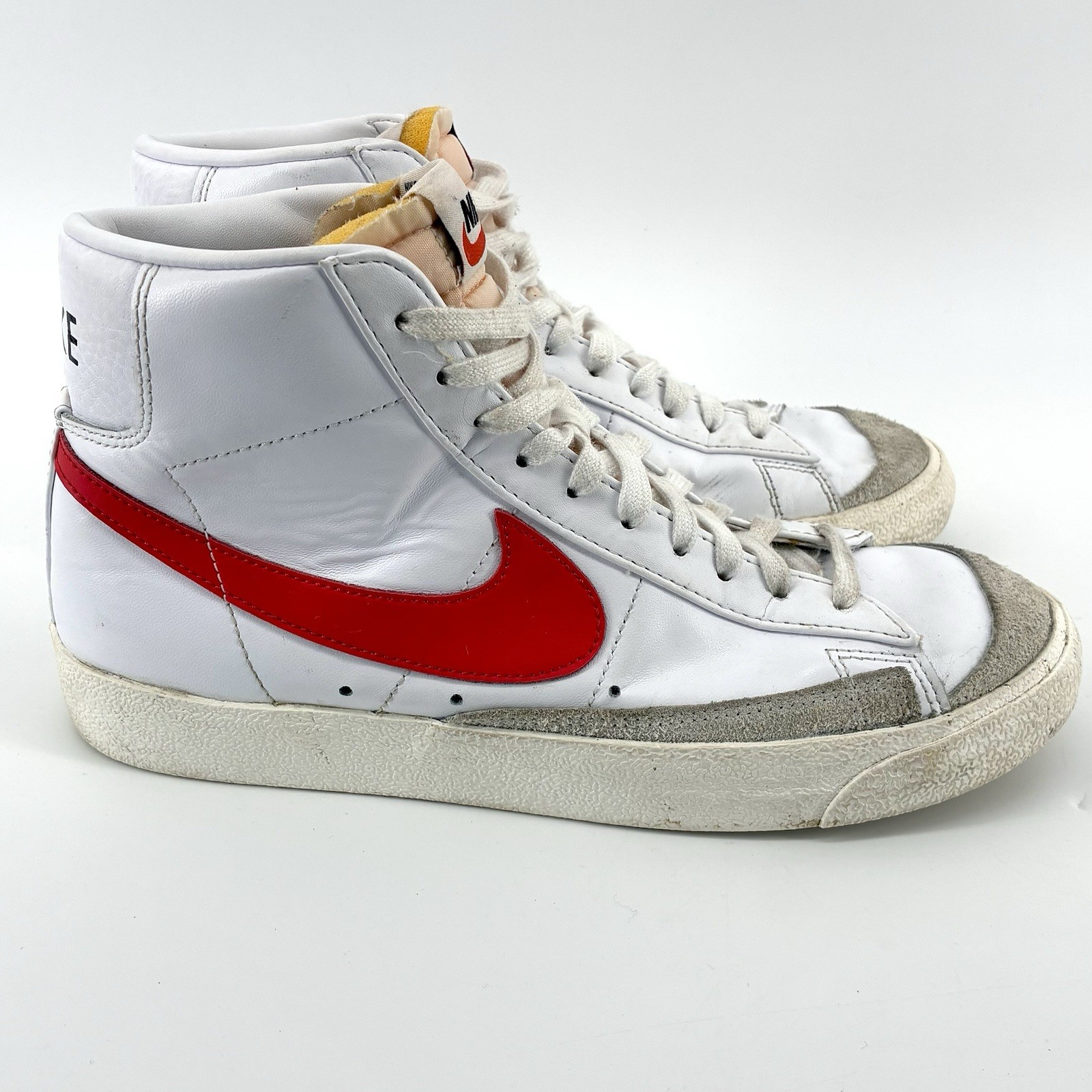 Nike Blazer Mid 77 Vintage Habanero Red CZ4609-100 Mens Size 8 Pre-Owned (X9)