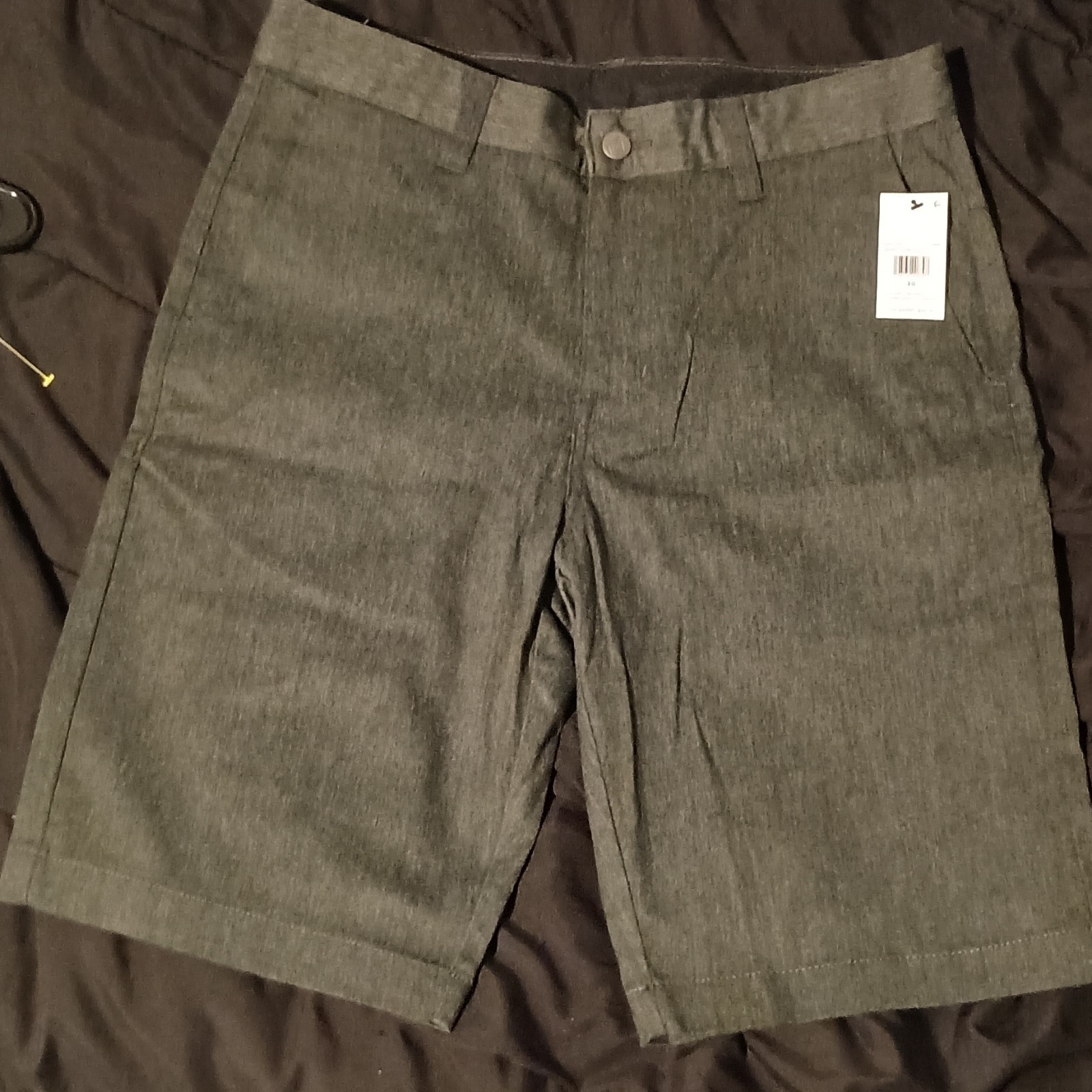 Volcom Vmonty Stretch 22 Chino Shorts Mens 30 dark Gray