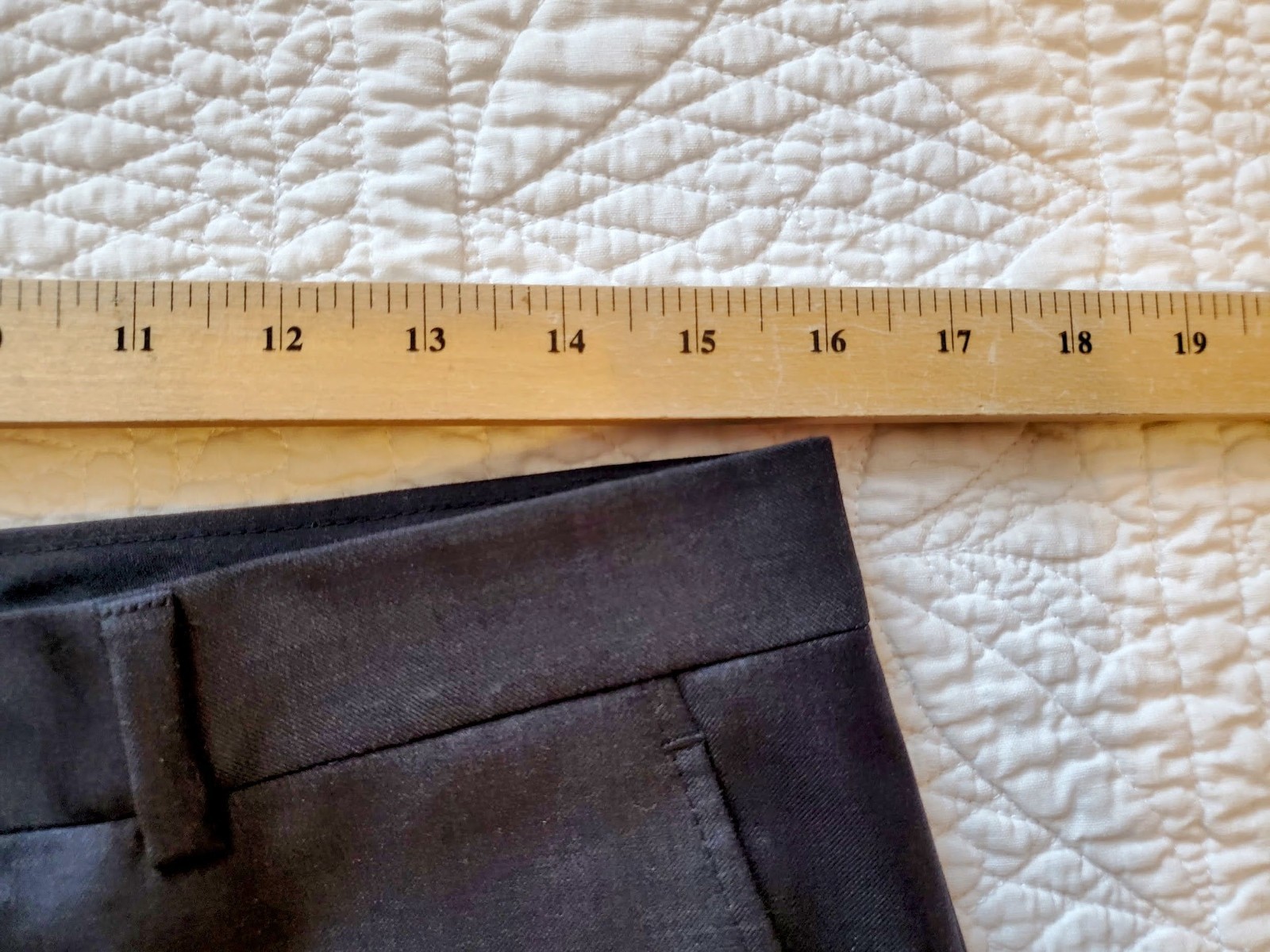 Mens 2 piece suit 36L 32×34 charcoal gray 120s wool tall thin peak lapel