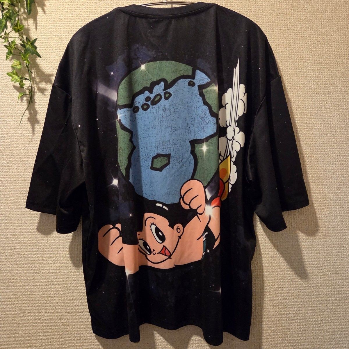 Astro Boy Mighty Atom Graphic T-Shirt XL Black Osamu Tezuka Anime
