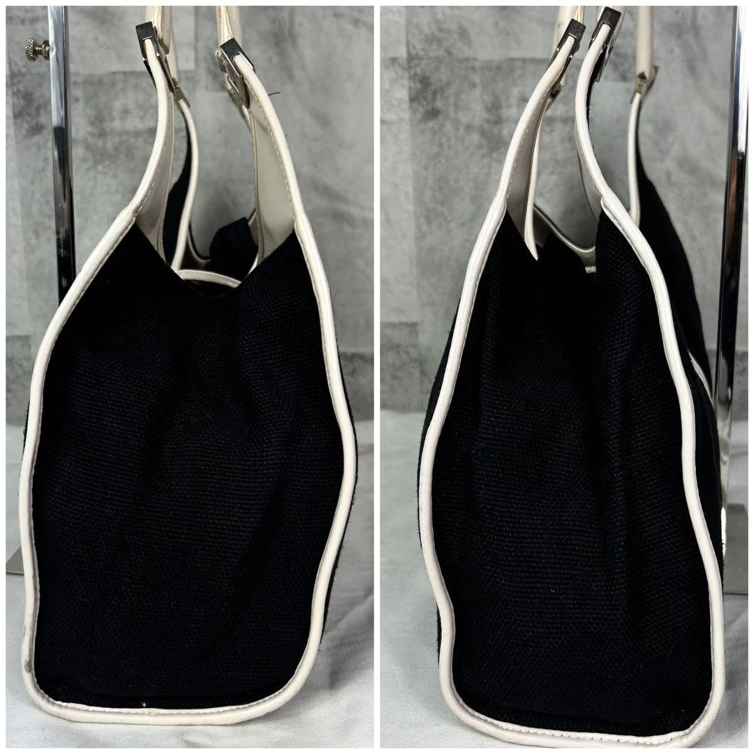 GUCCI Jackie Shoulder bag GG canvas leather black Vintage Authentic From Japan