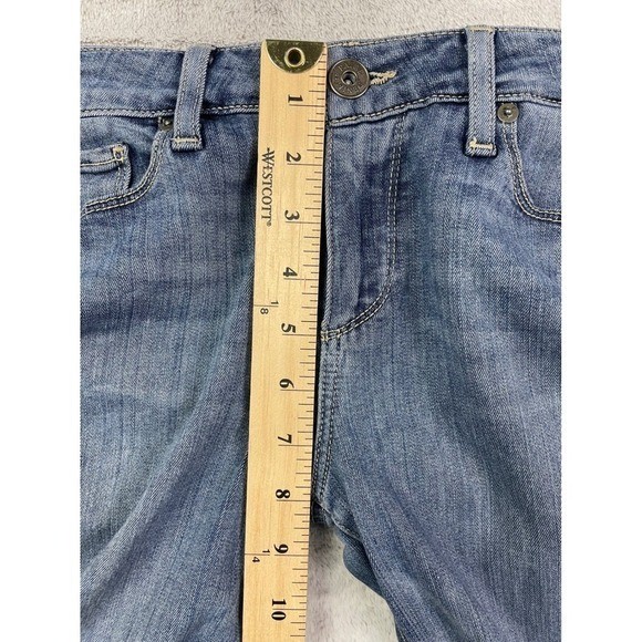 PAIGE Verdugo Crop Jeans Size 29/30 Nadeen Blue Skinny Mid Rise Stretch Women