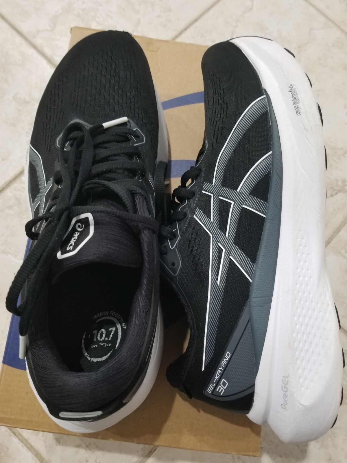 Asics Gel Kayano 30 Black Sheet Rock