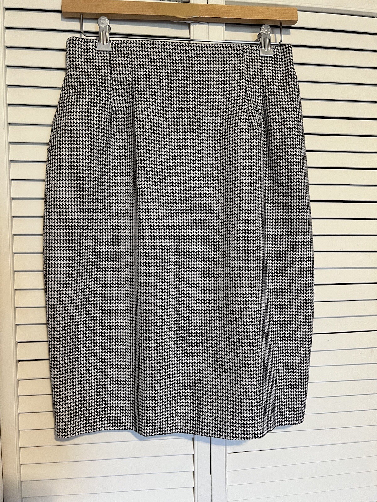 NORTON MCNAUGHTON Women’s Size 12 Skirt Pencil Knee Length Navy Blue VINTAGE USA