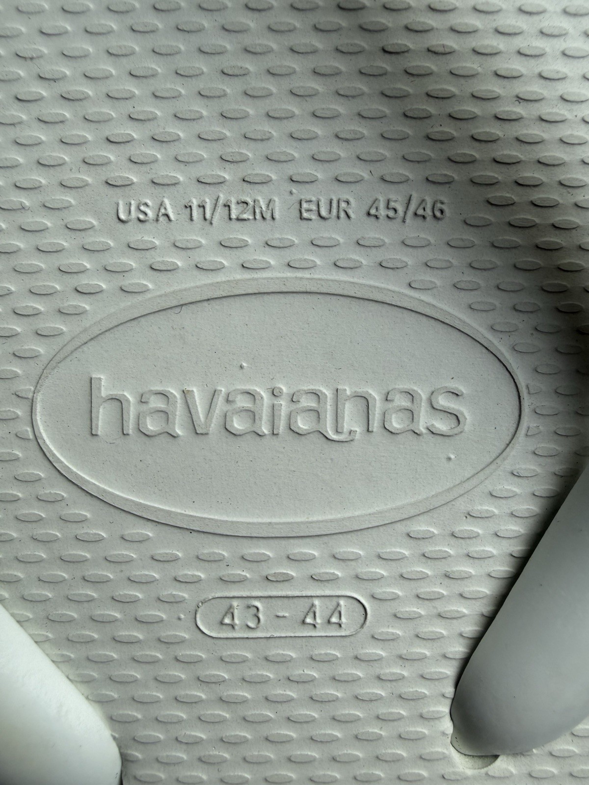 Havaianas Classic White Brazil Flag Flip Flops Men’s 11/12