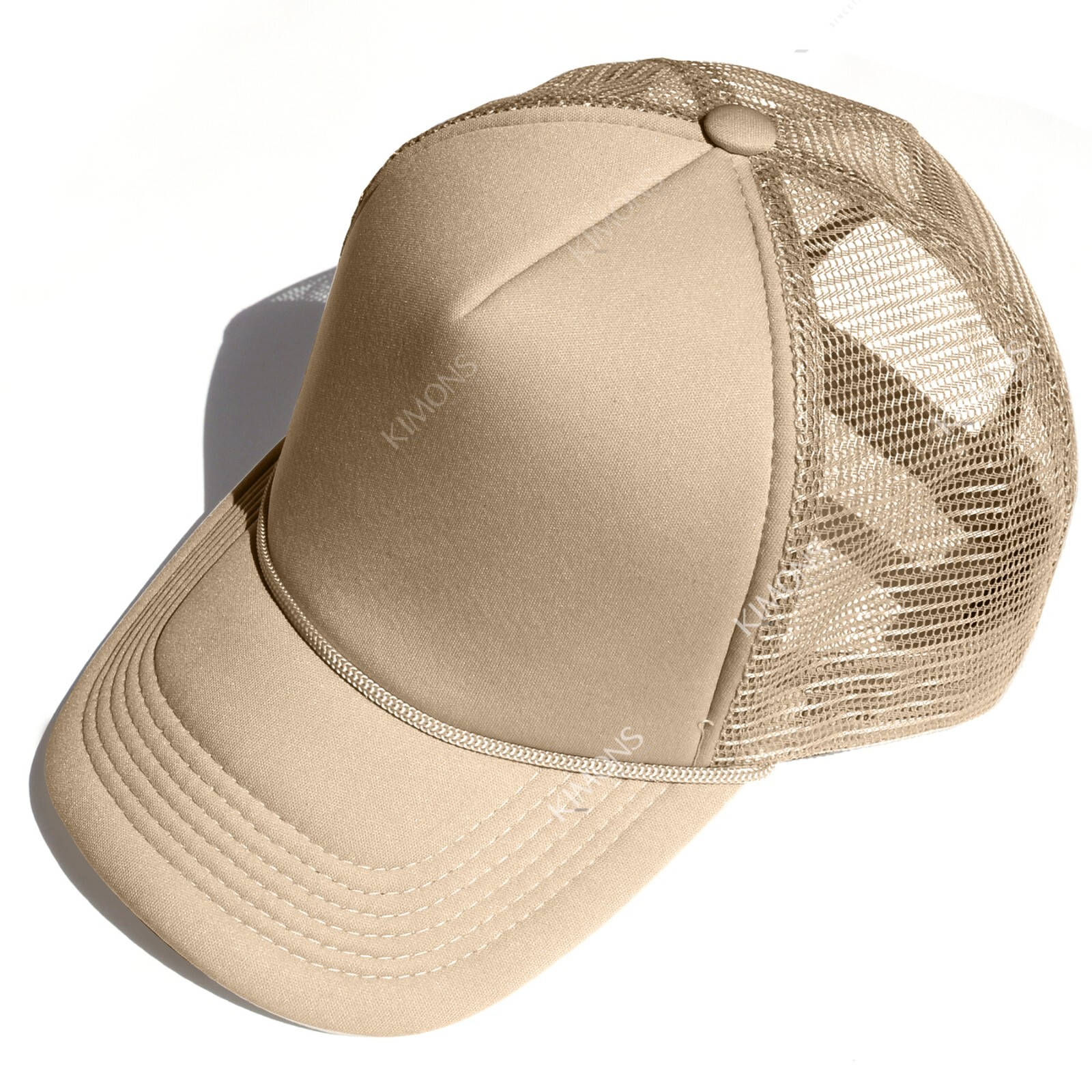 Trucker Hat Foam Mesh Baseball Cap Adjustable Snapback Army Solid Plain Men 2