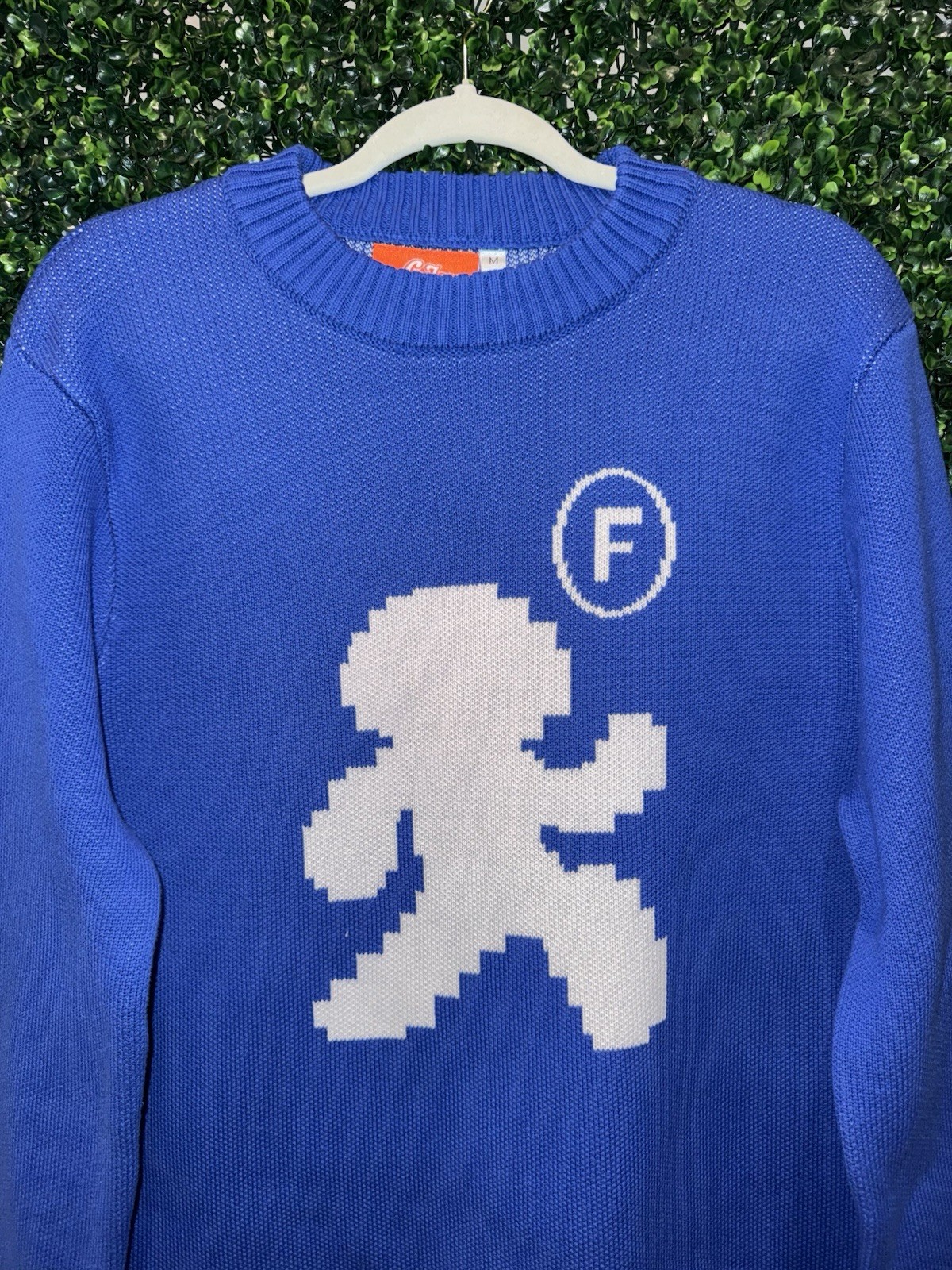 La Fam knit sweater. Style not currently available on brand website or online