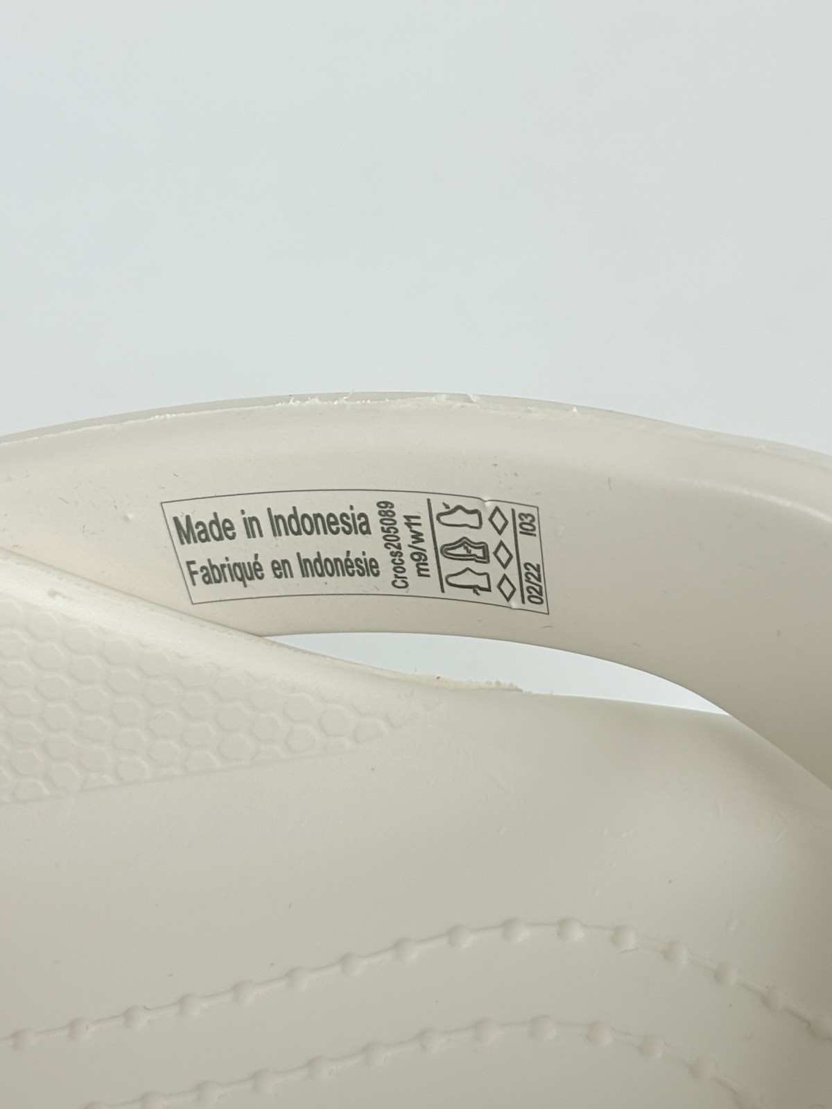 Crocs Bayaband Clogs M 9 W 11 White Blue Casual Comfort Orthopedic Resort
