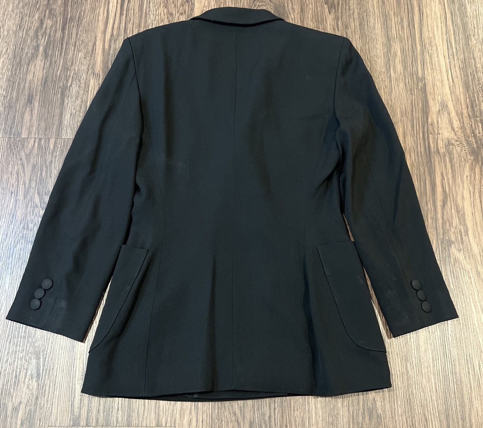Moschino Cheap & Chic Jacket Skirt Set Size 8 Color Black Read Notes