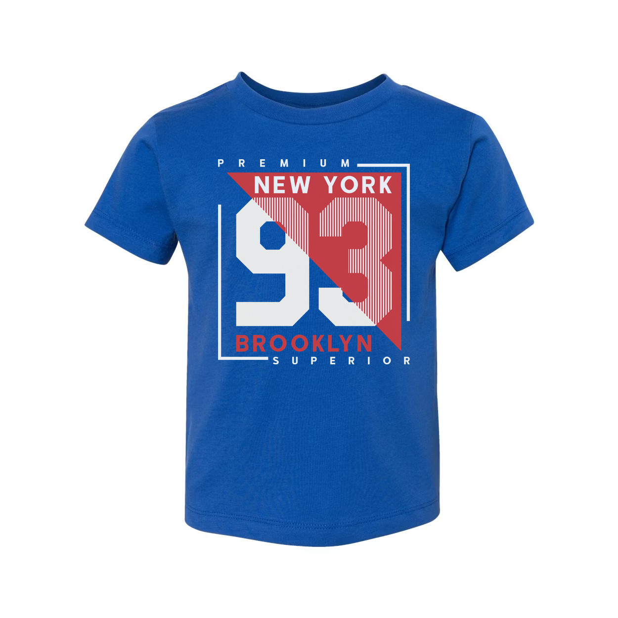 Premium New York 93 Graphic T Shirt With Brooklyn Superior Text Unisex Short Sle