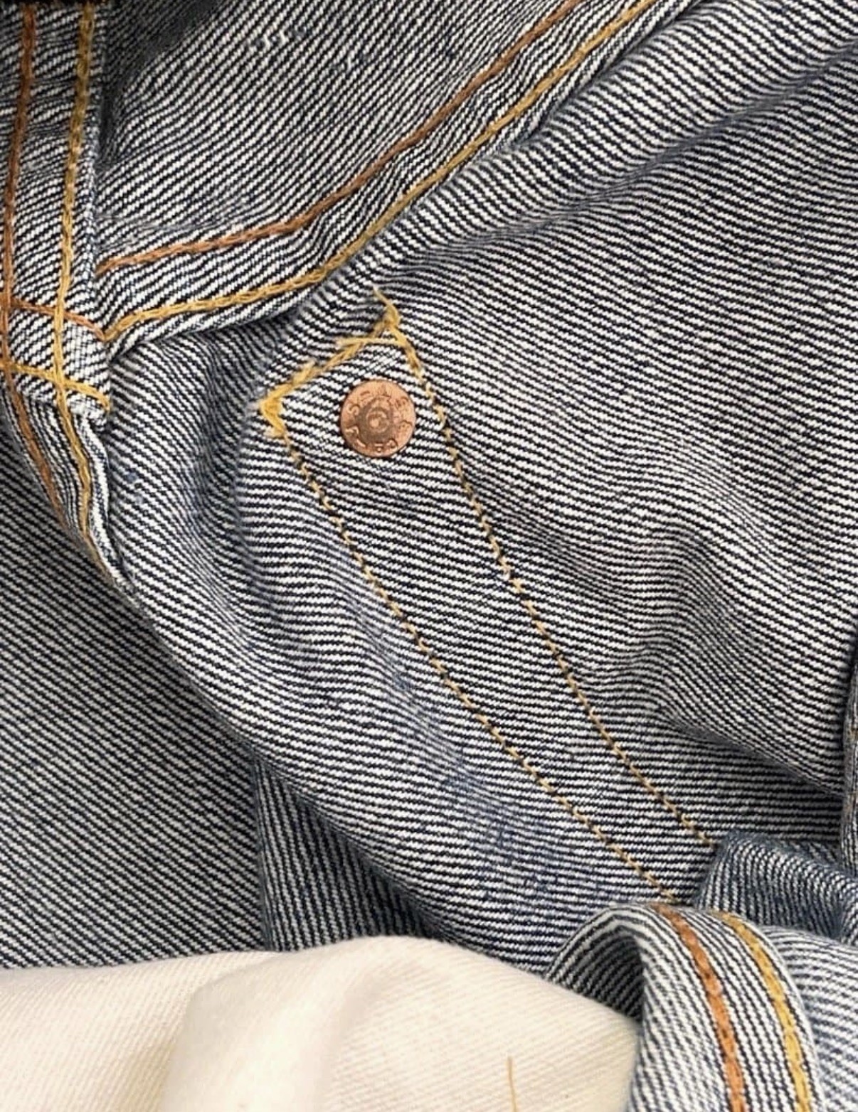 vintage Levi’s LVC S501XX 1944 Era Valencia Redline Selvedge Denim W34 L36 USA