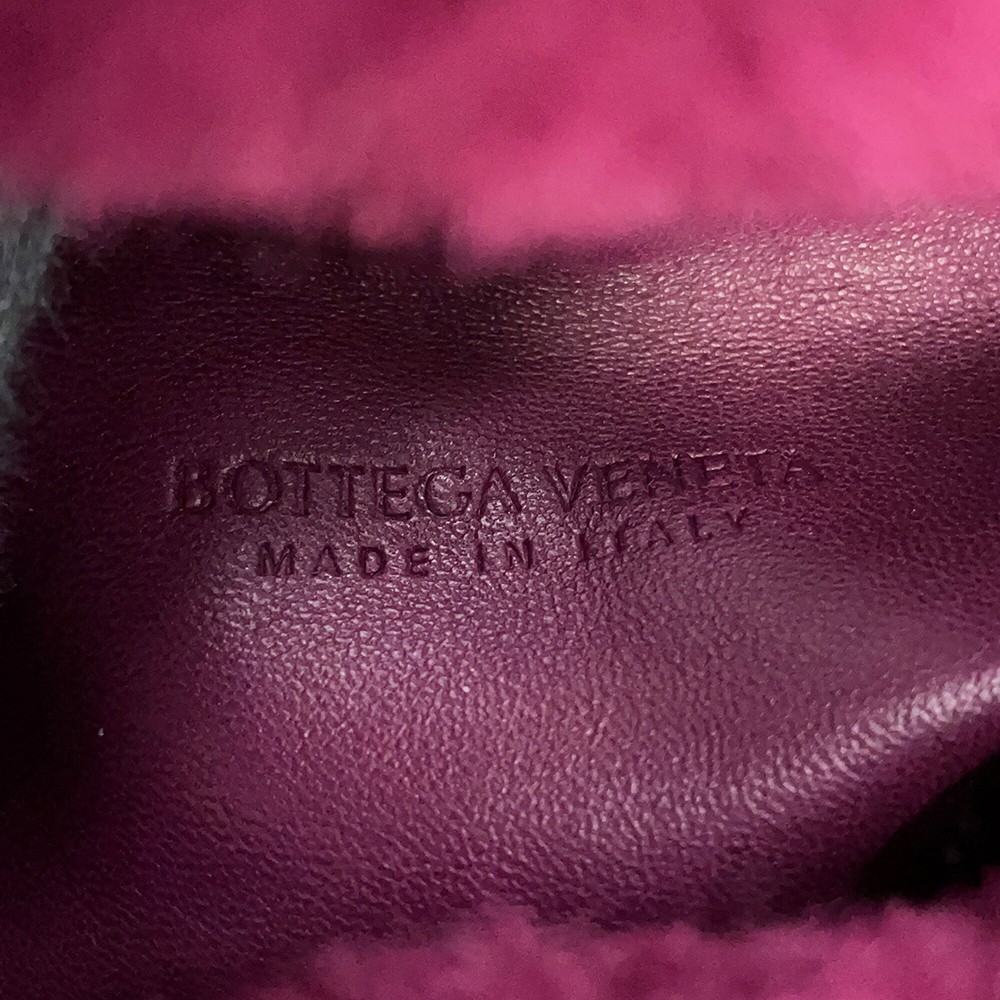 Bottega Veneta Jodie Handbag Size Mini Shearling Purple 680697