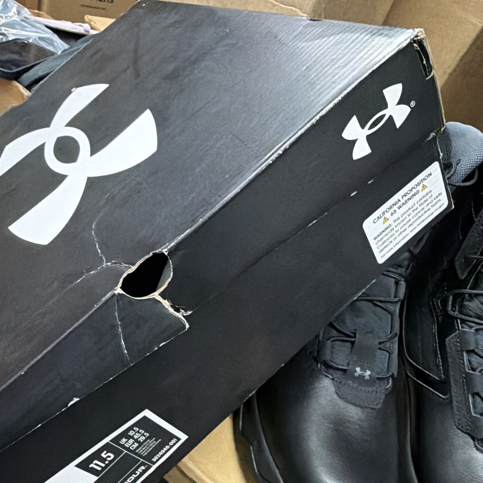 Under Armour 3024946 -001 Men’s Stellar G2 Size 11.5 In Black