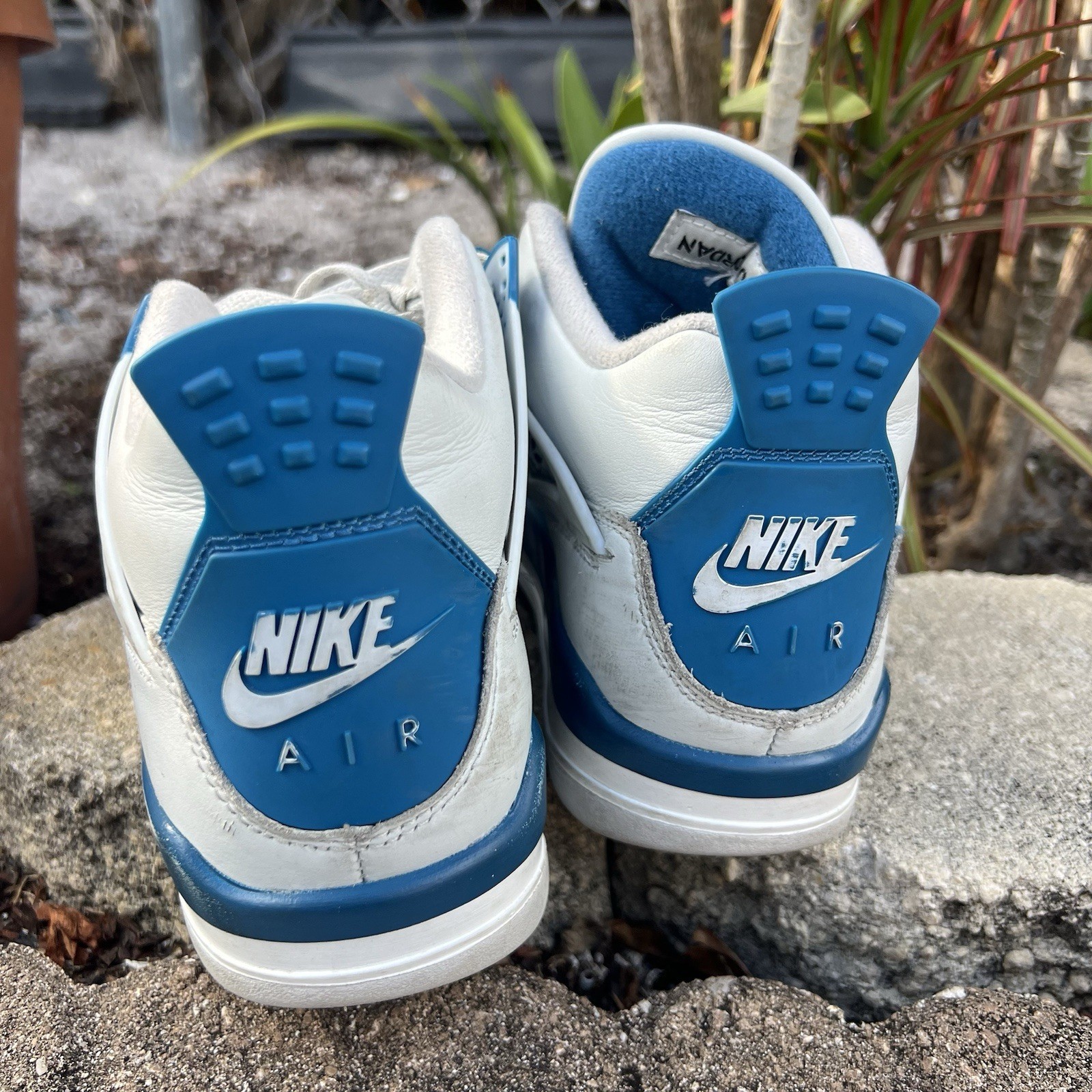 Youth Size 6Y Nike Air Jordan 4 Retro Military Blue GS HF4281-141 Shoes Sneakers