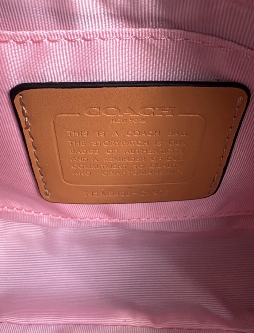 Coach Teri Shoulder Bag Signature in Pink NWOT