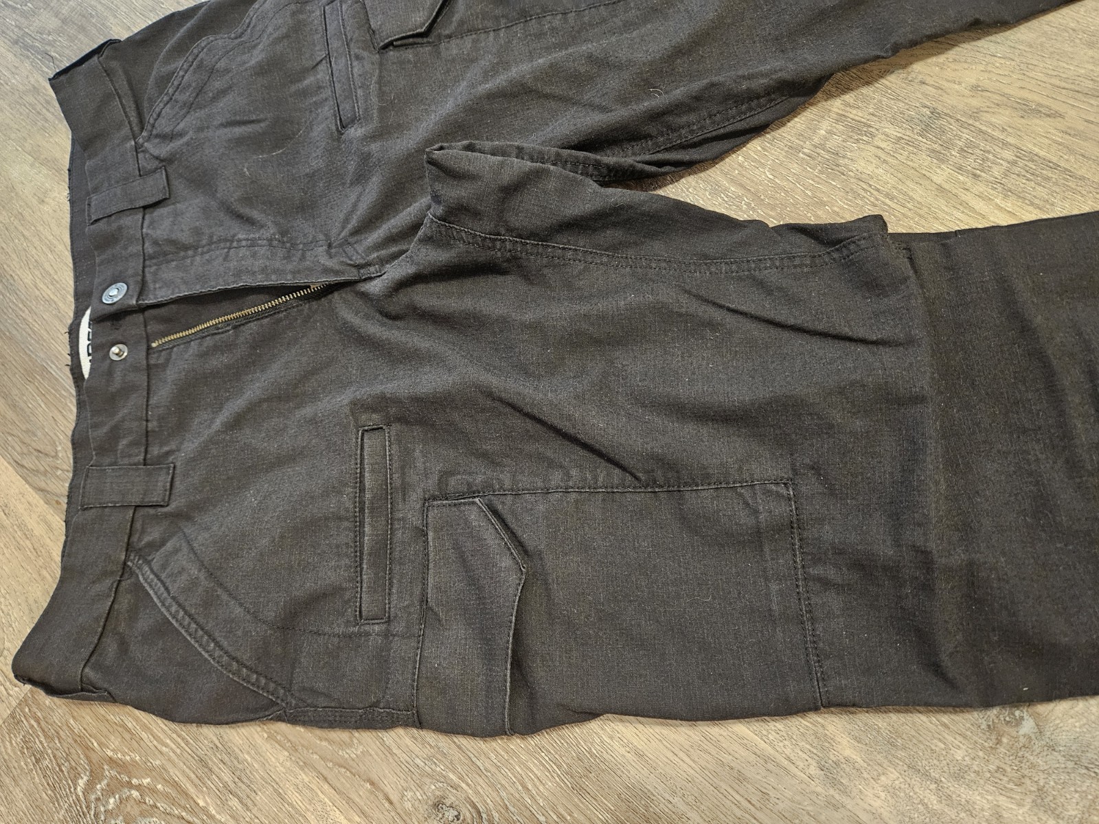 First Tactical Men’s Black Canvas Cotton Tactical Workwear Pants Straight Leg 36