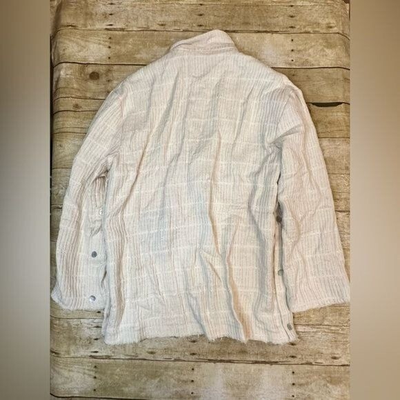 Federico Cina Blazer Openable Jacket in Natural
